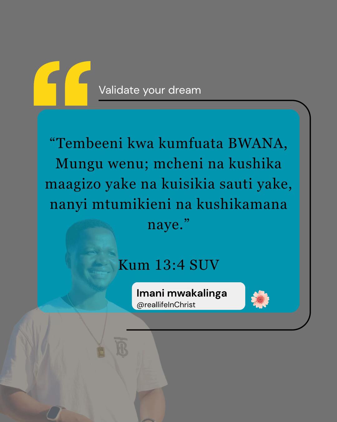 @Imani Mwakalinga