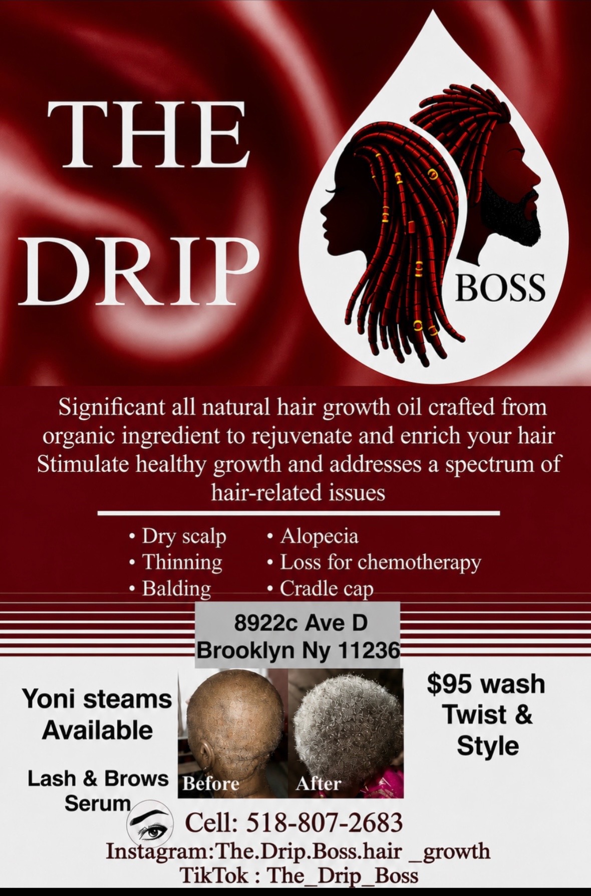 @THE DRIP BOSS hair growth oils