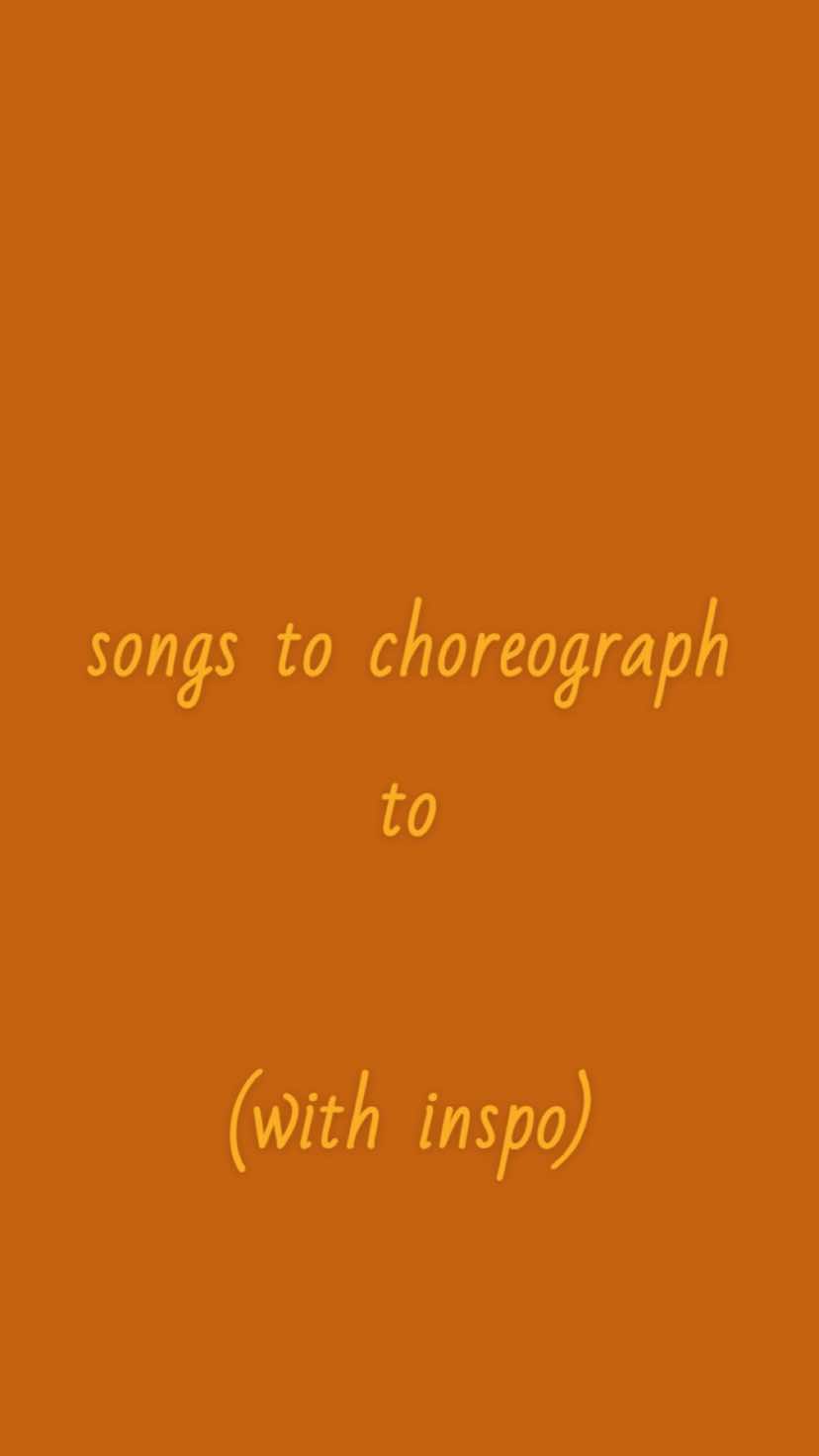 @dance ideas!