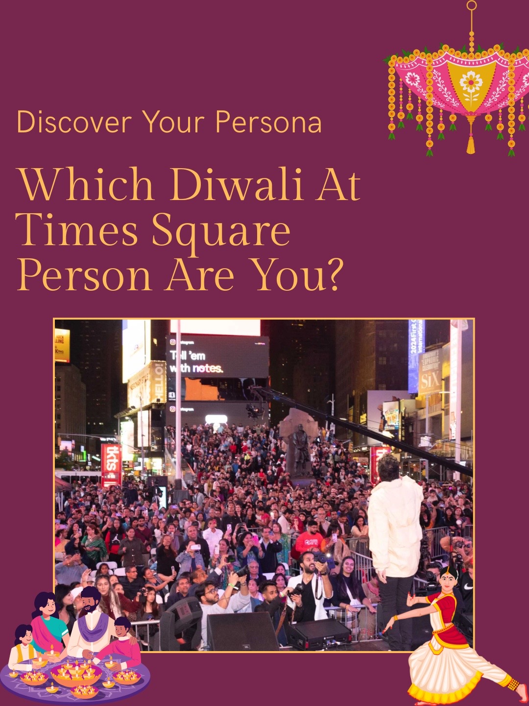 @Diwali at Times Square
