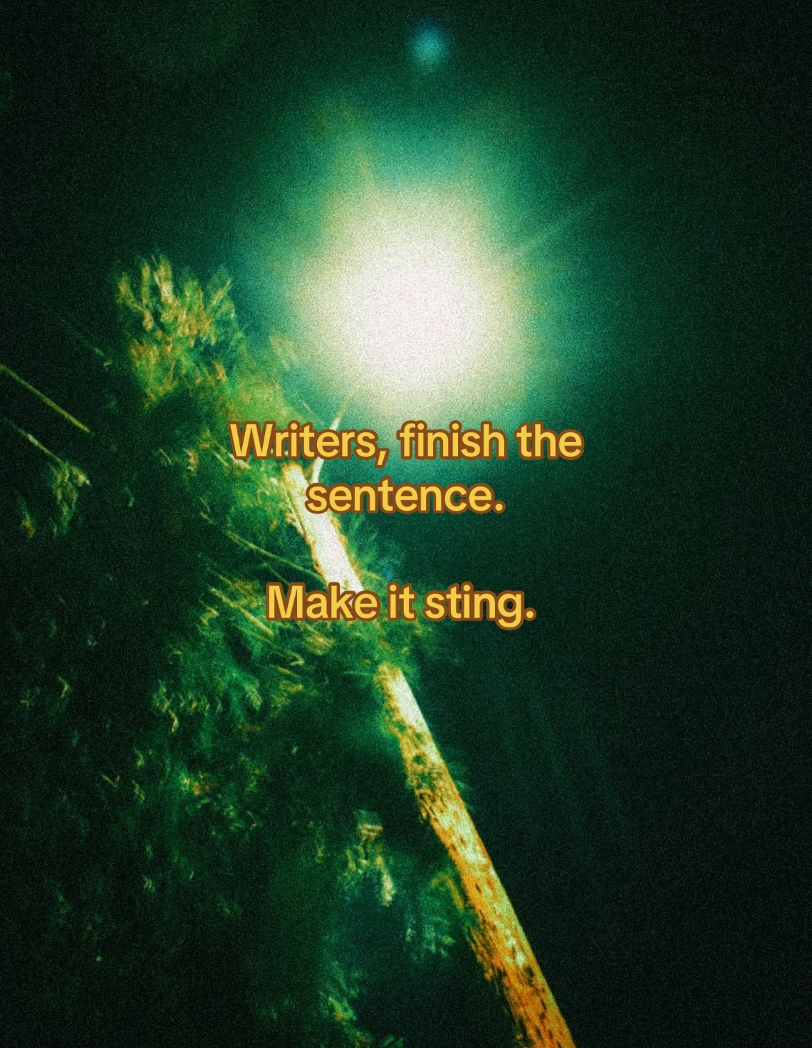 @The Unsaid Sentence