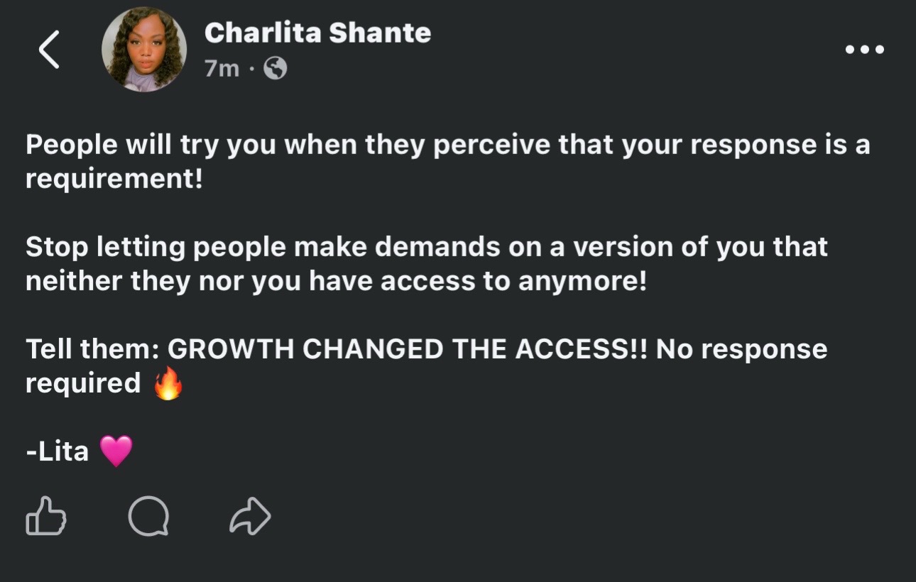 @Charlita Shante’