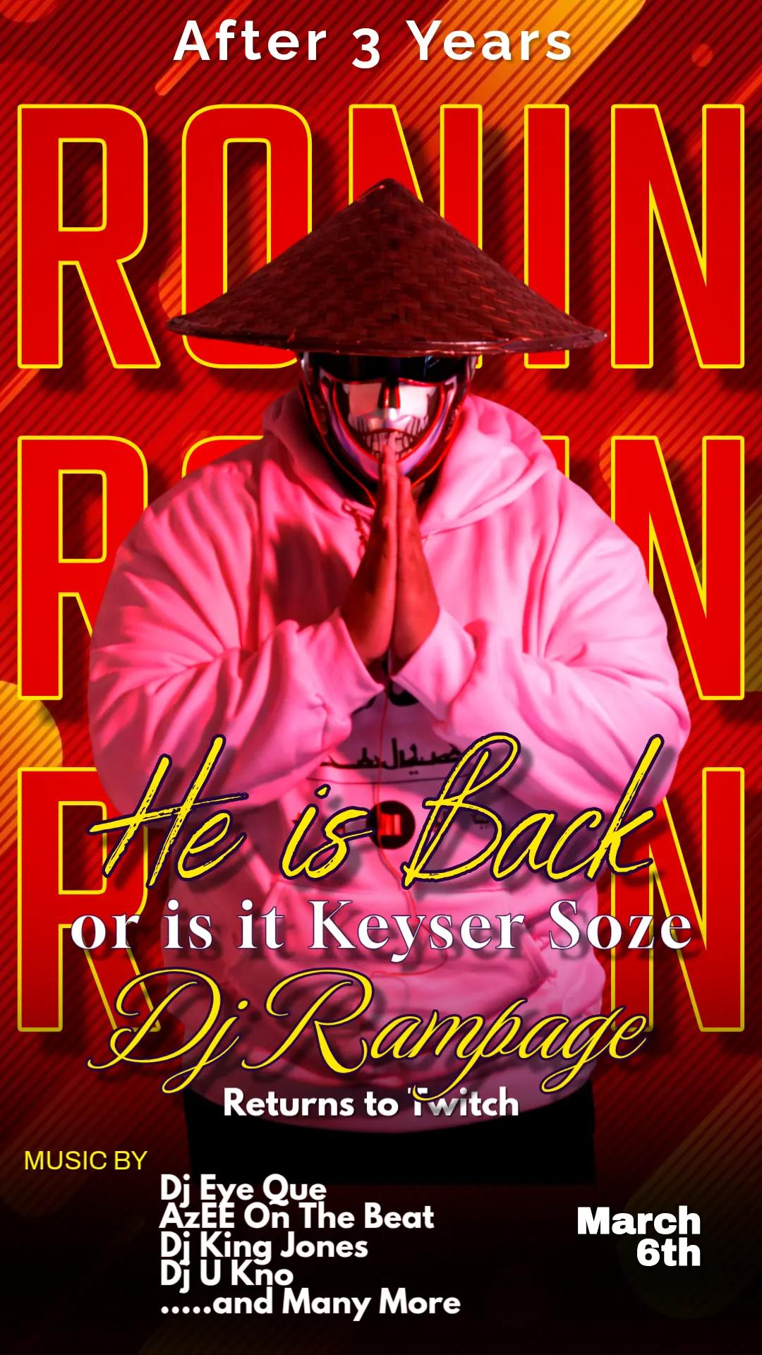 @Dj Rampage Da Ronin