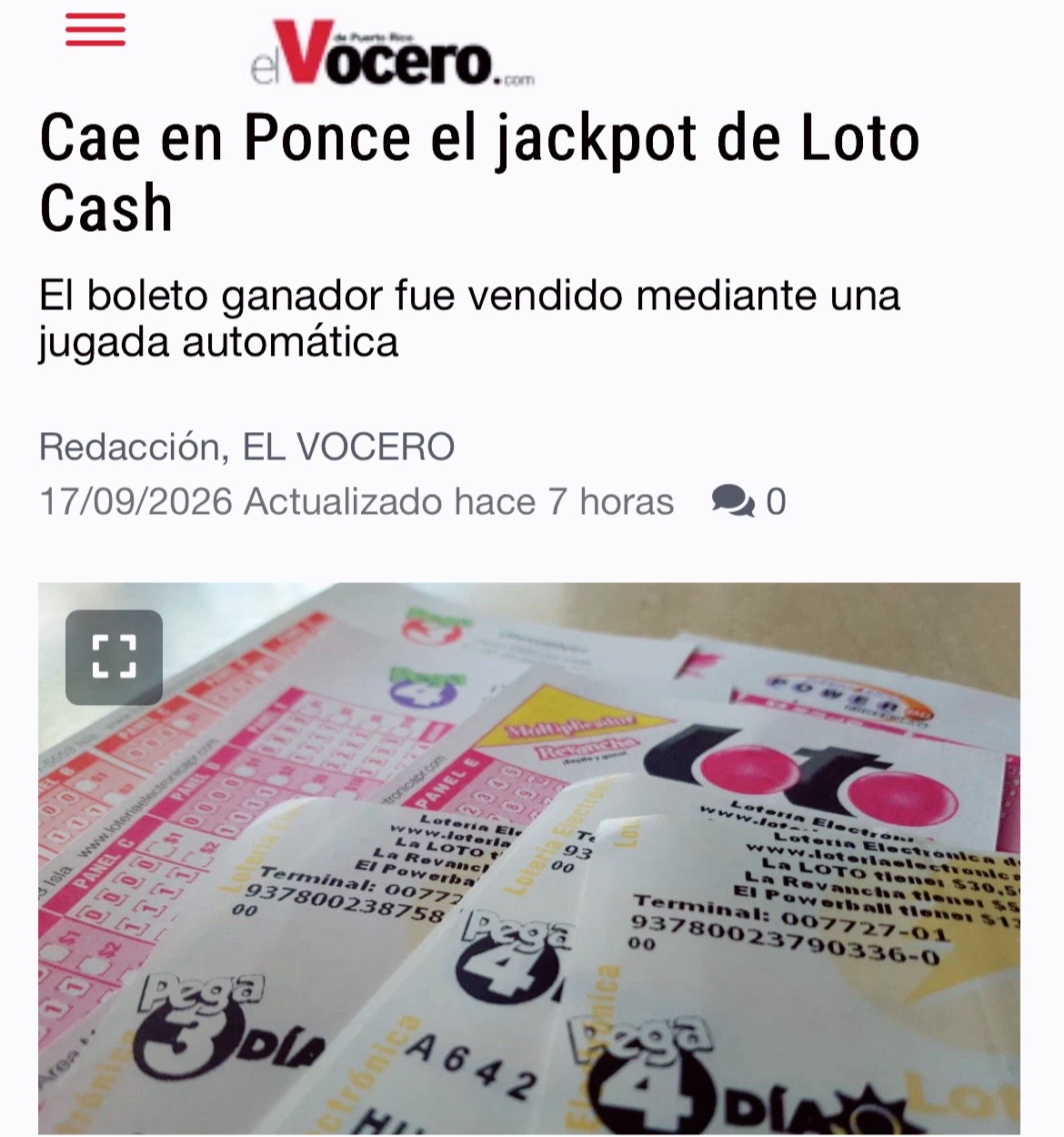 @NoticiasdelCielobyZ Oficial