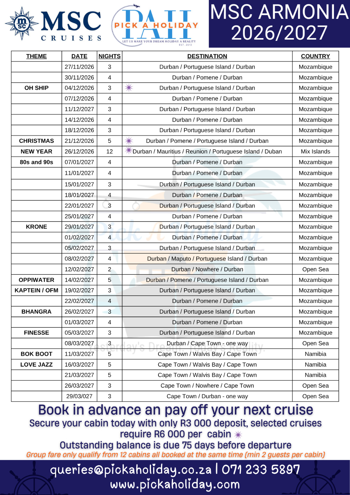 @Pick A Holiday