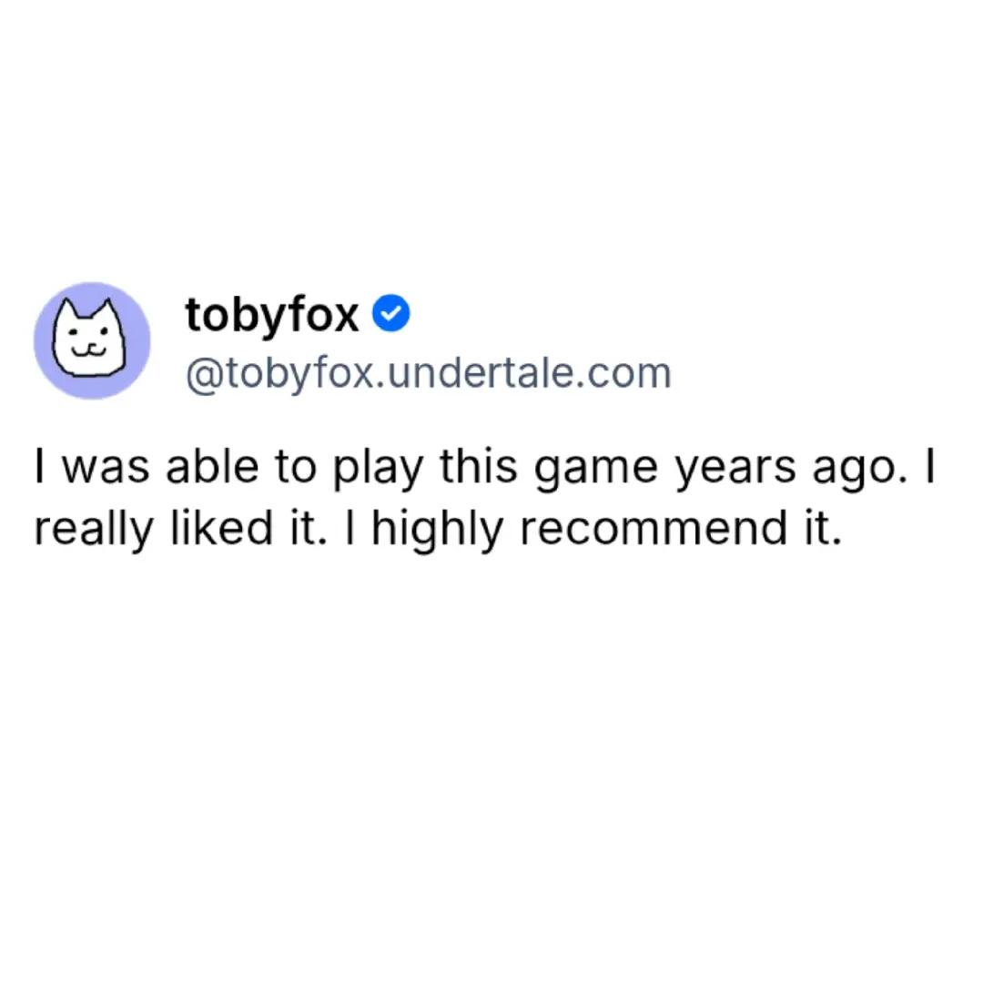 @Toby Fox