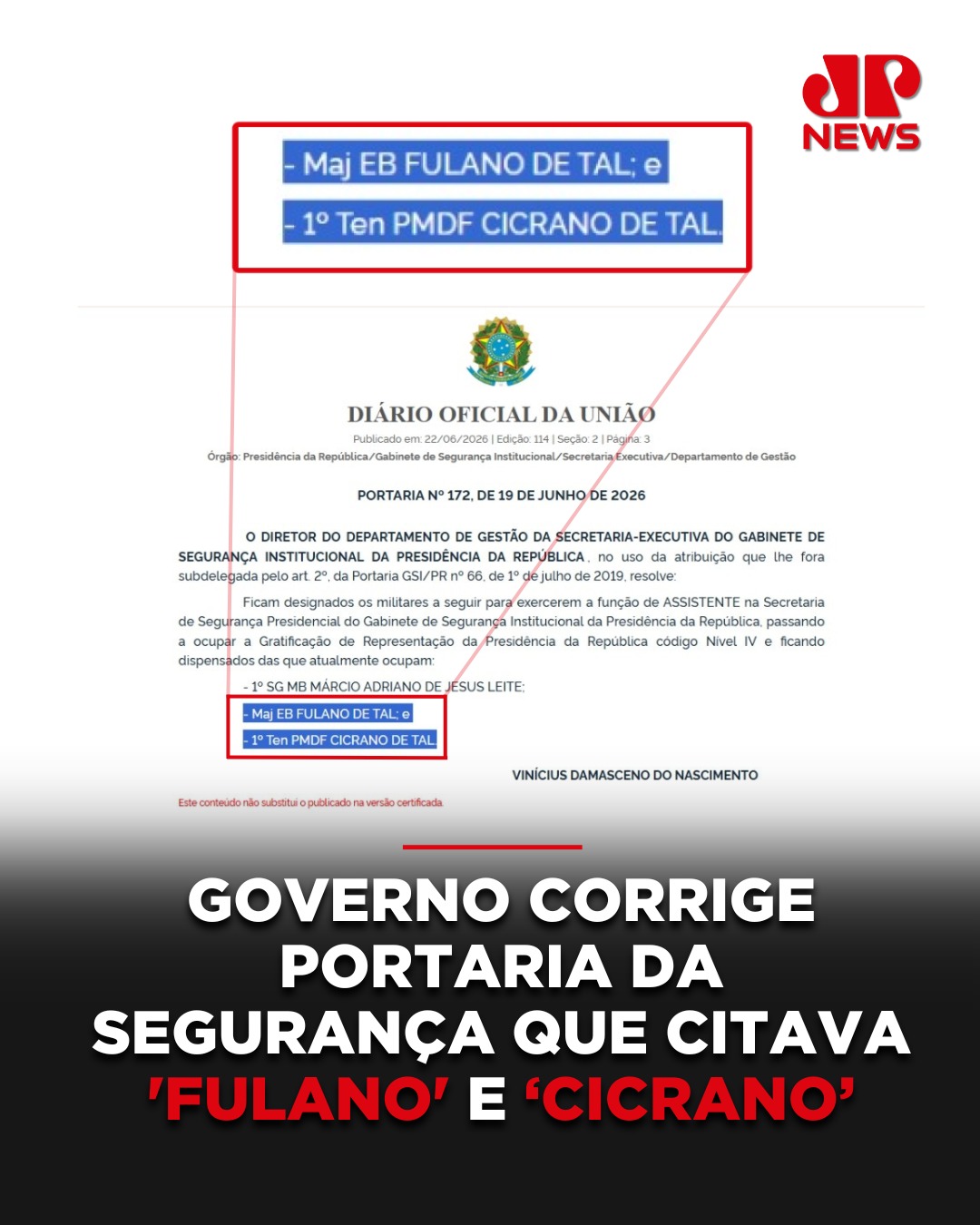 @Jovem Pan News