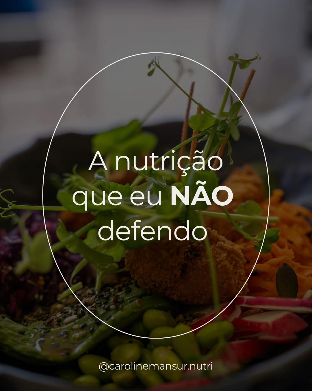 @CAROLINE MANSUR | NUTRI