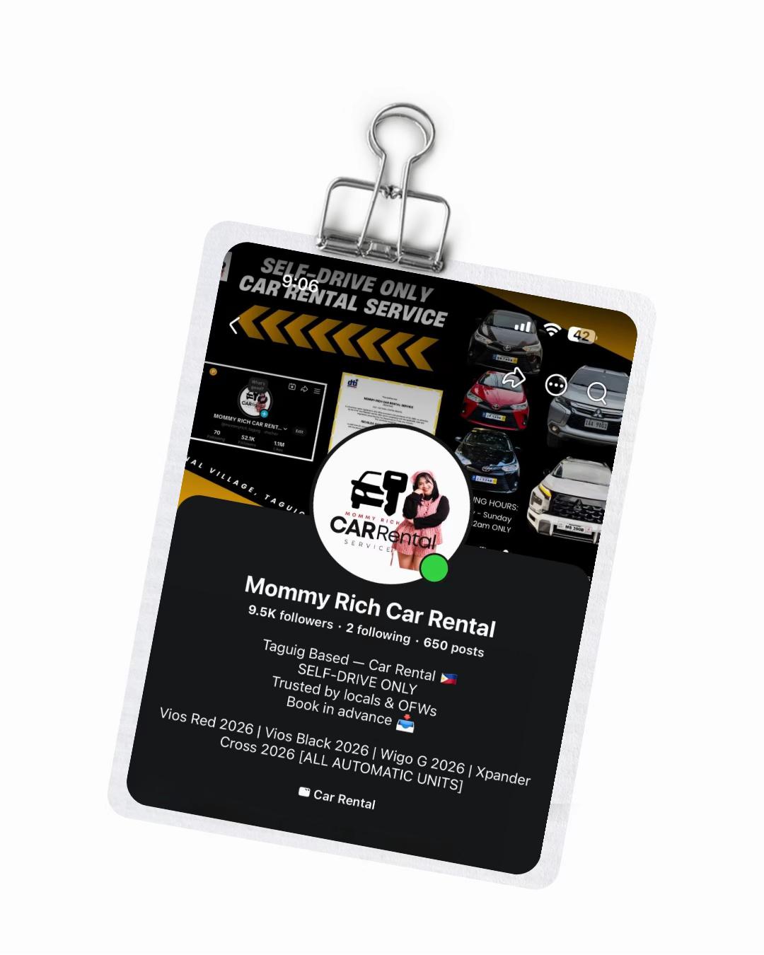 @MOMMY RICH CAR RENTAL