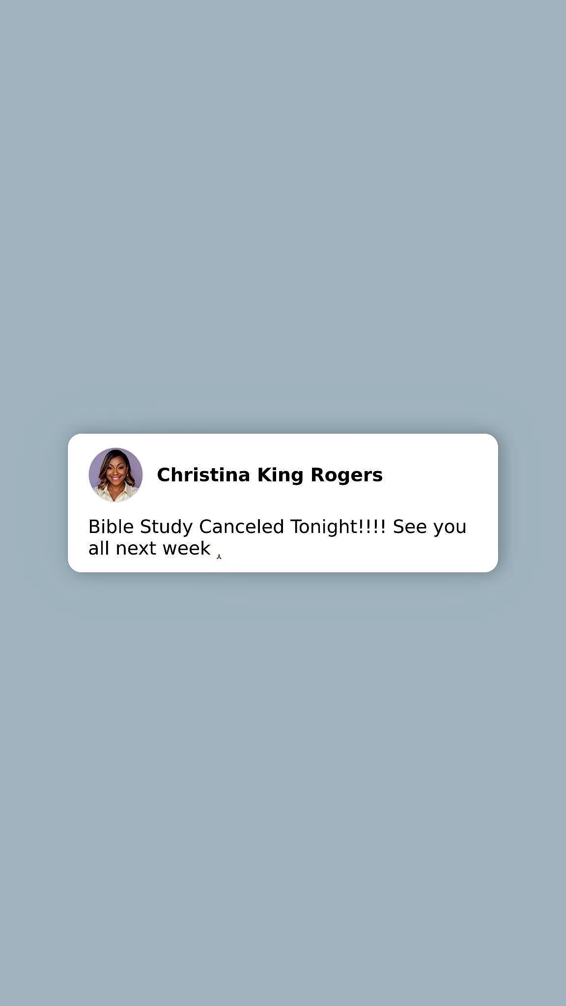 @Christina King Rogers