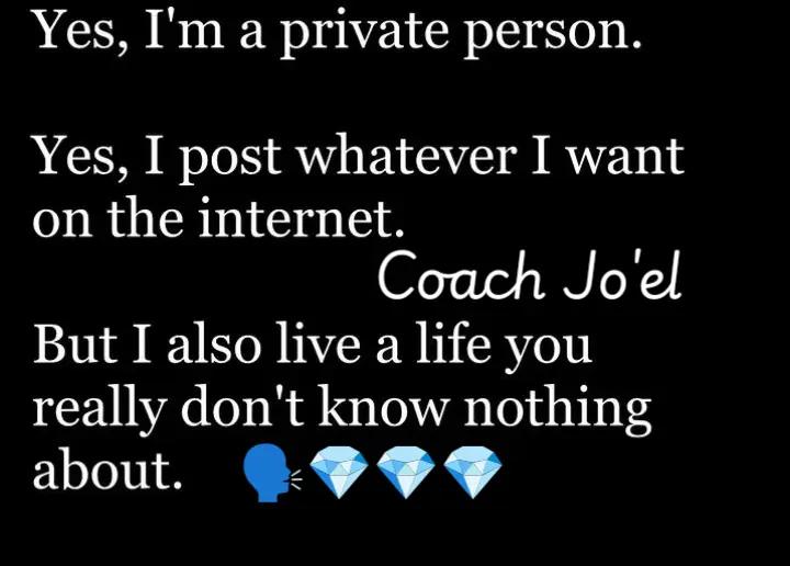 @Coach Jo'el/CoachCosmic