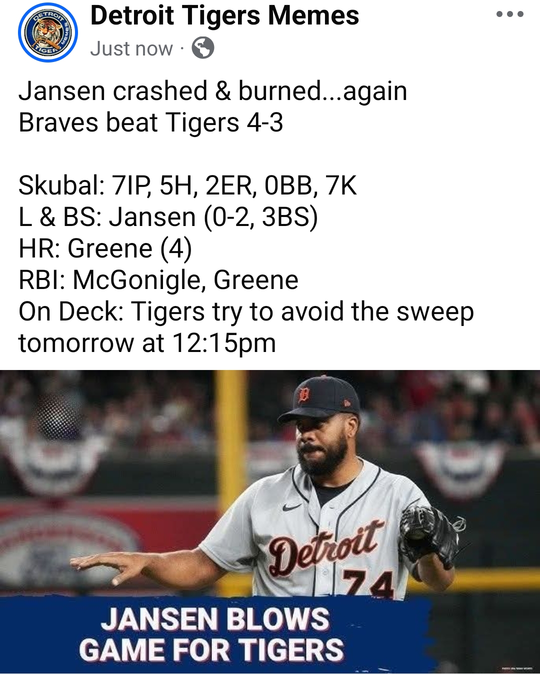 @Detroit Tigers Memes