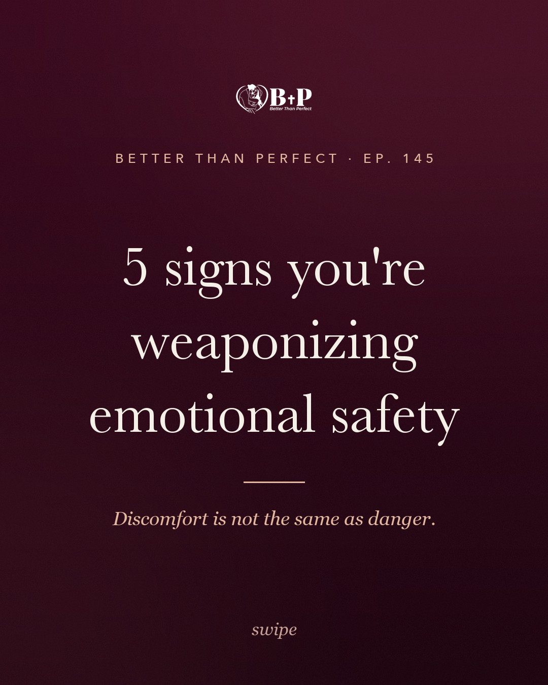 @Better Than Perfect Podcast