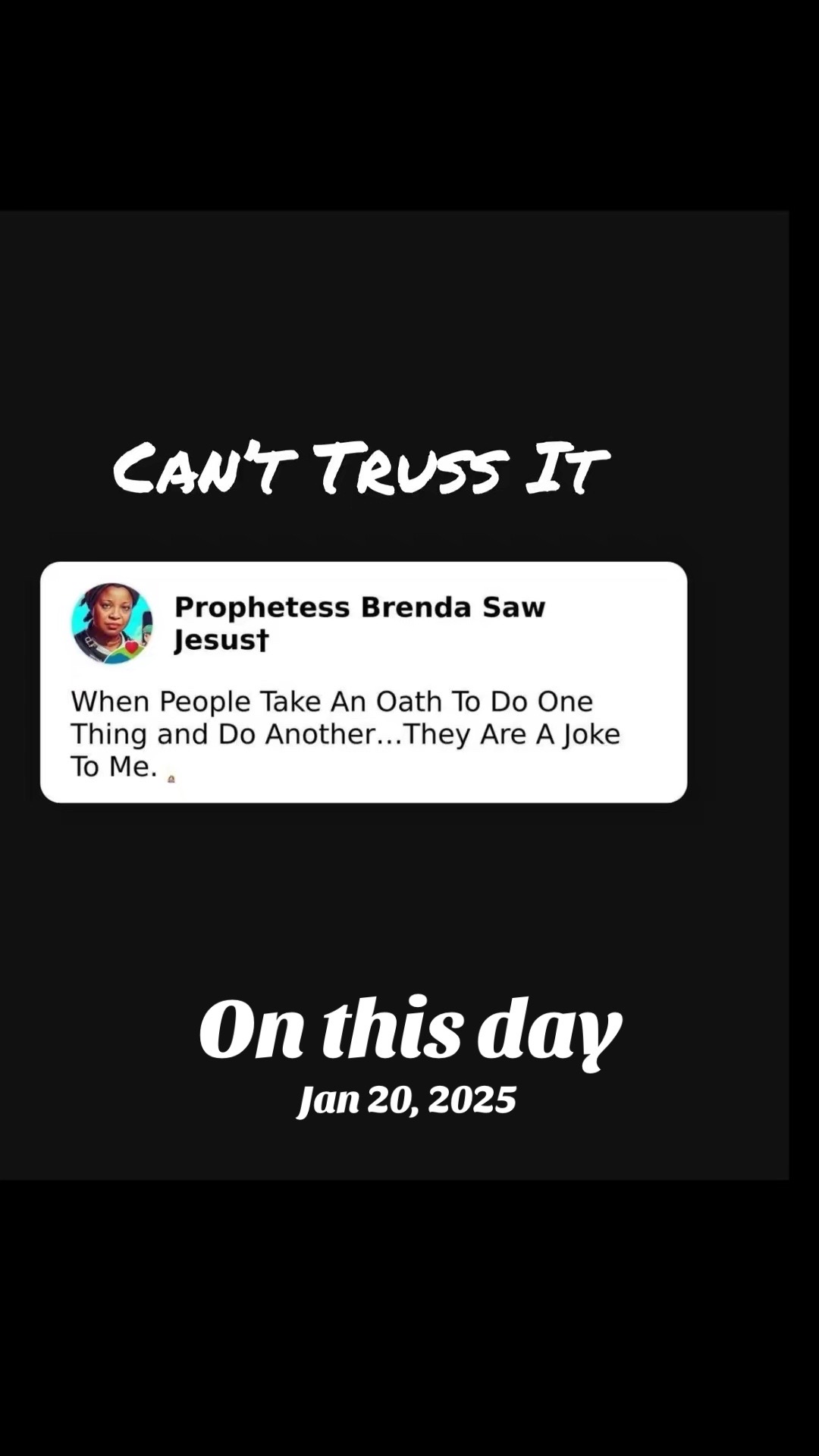 @Prophetess Brenda Saw Jesus✝️