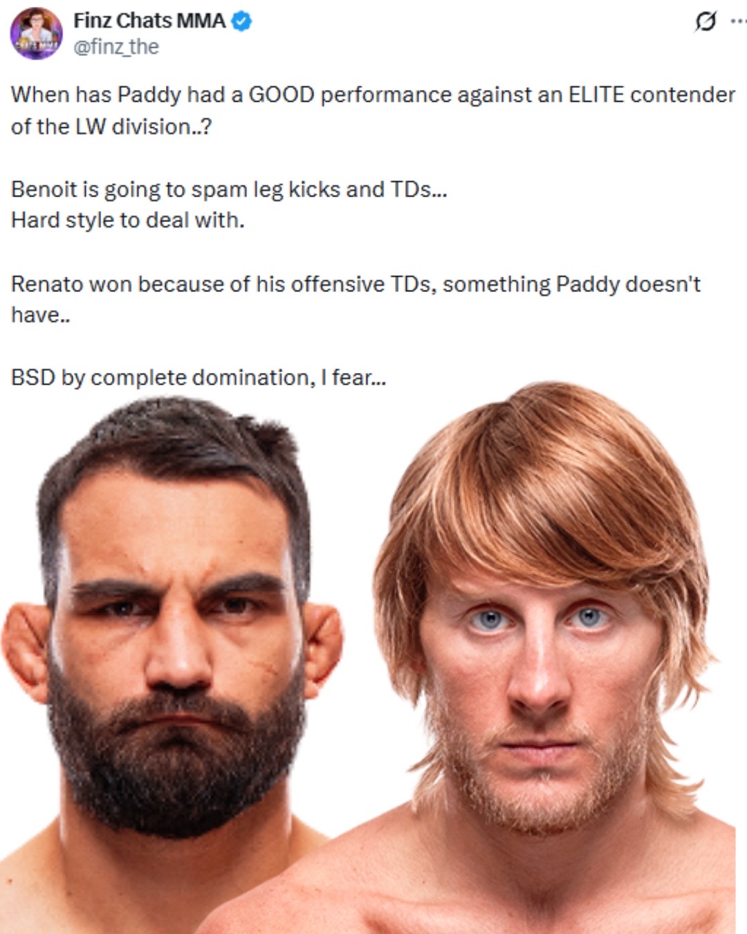 @Finz Chats MMA