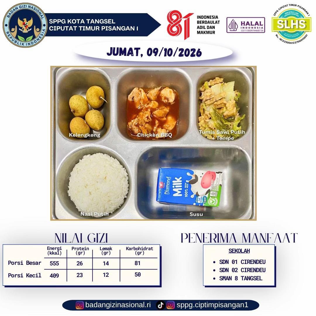 @SPPG CIPUTAT TIMUR PISANGAN 1