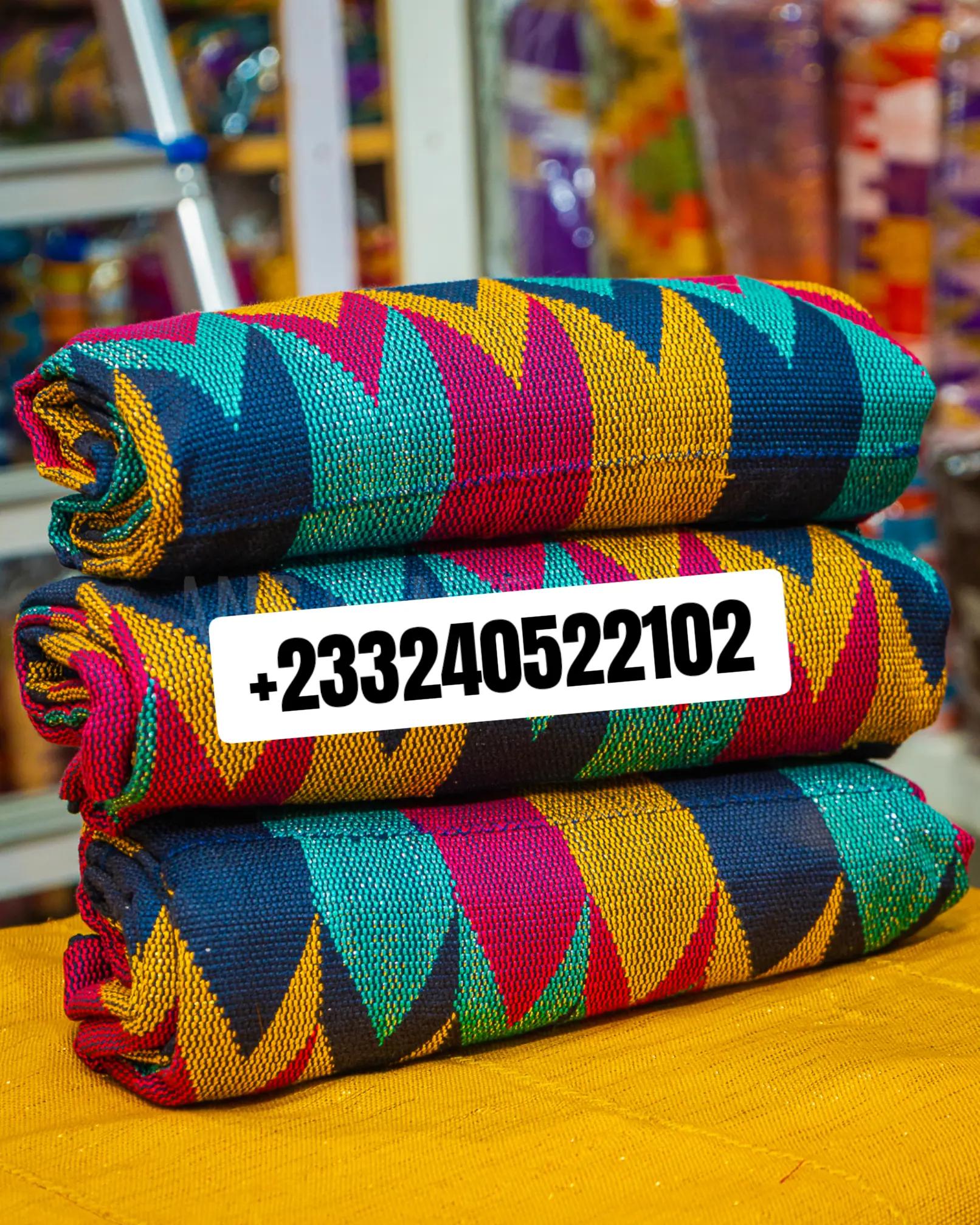 @KENTE VENDOR IN TEMA-MATAHEKO
