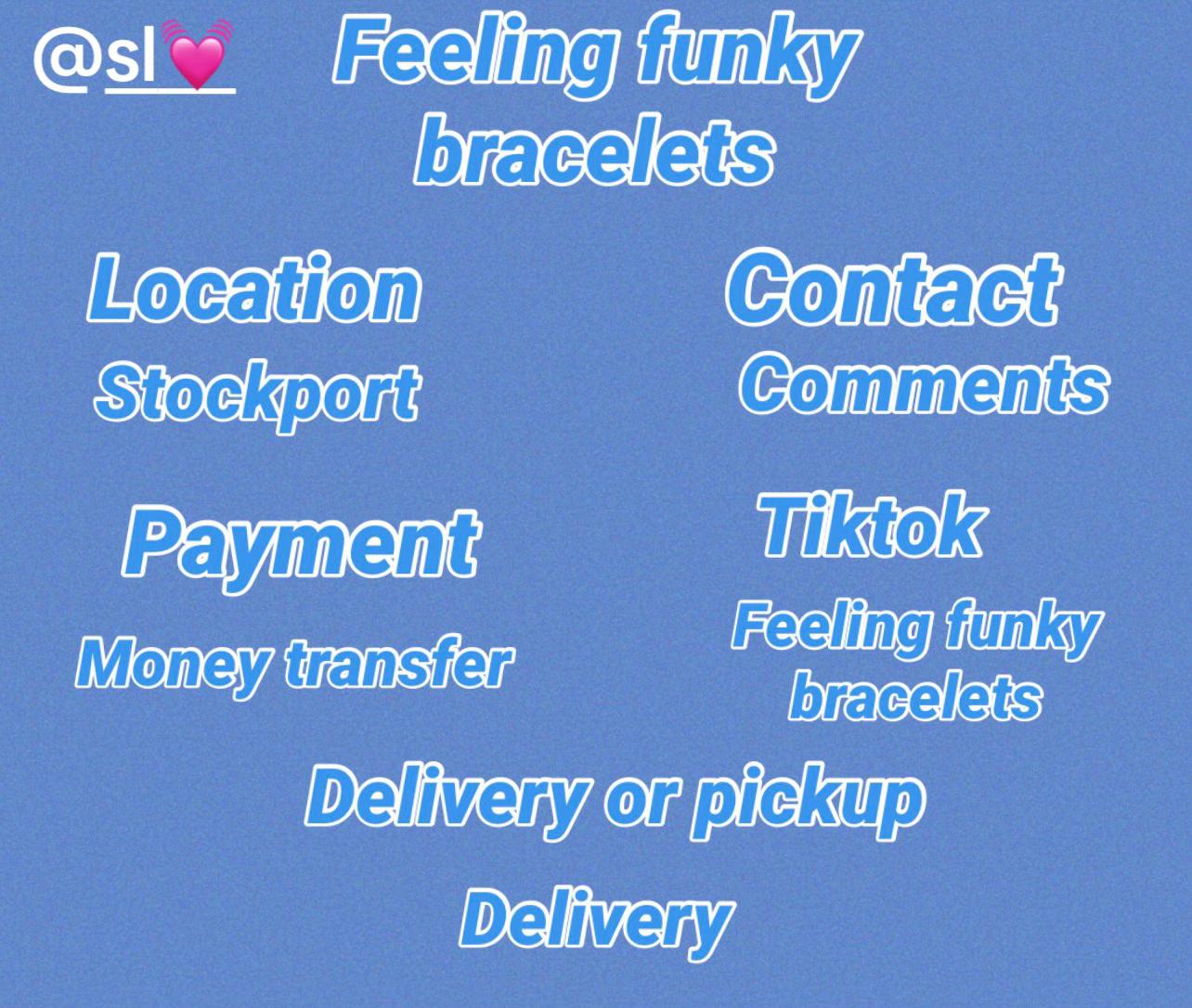 @Feeling funky bracelets