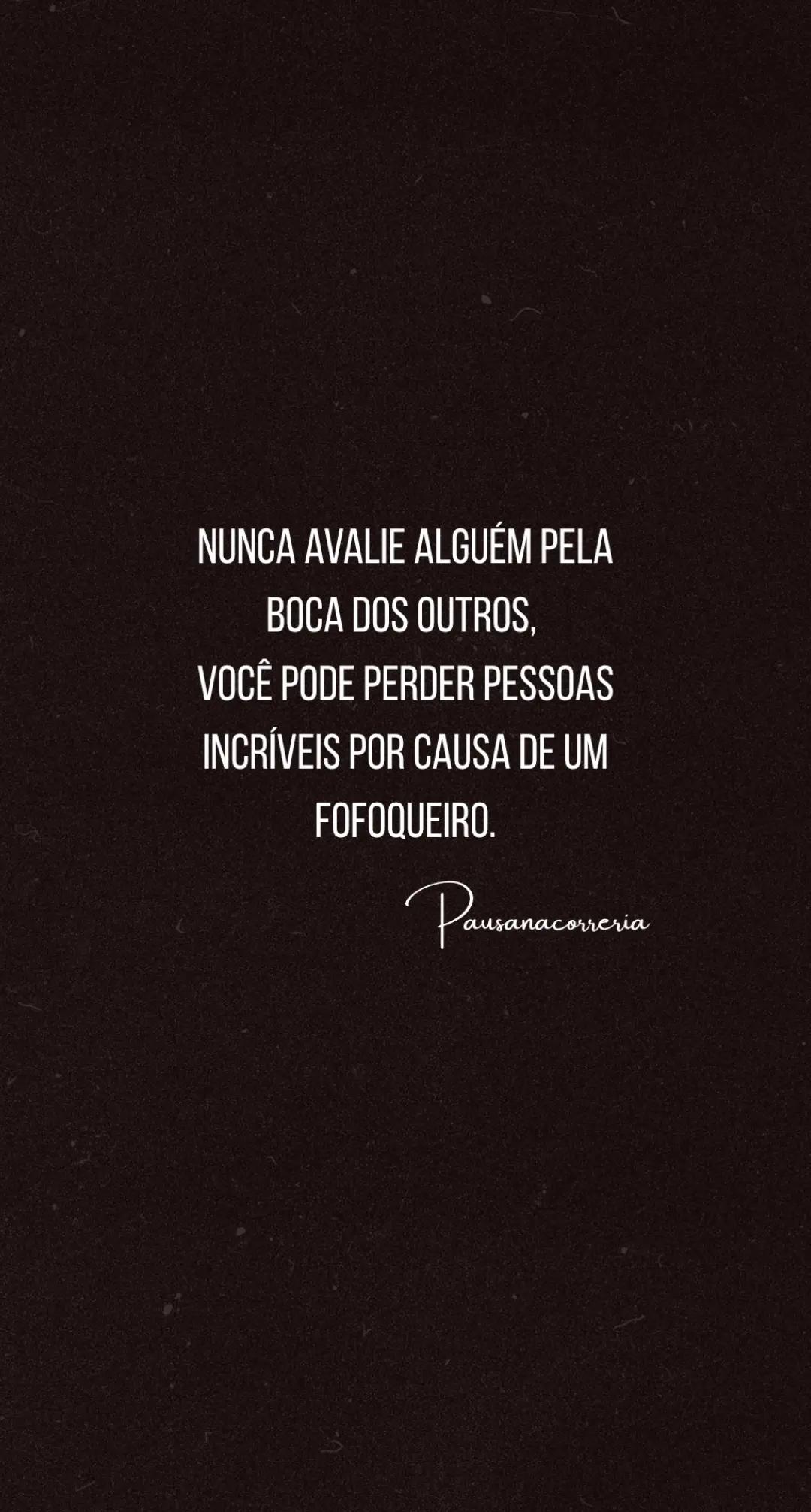@Uma pausa na correria