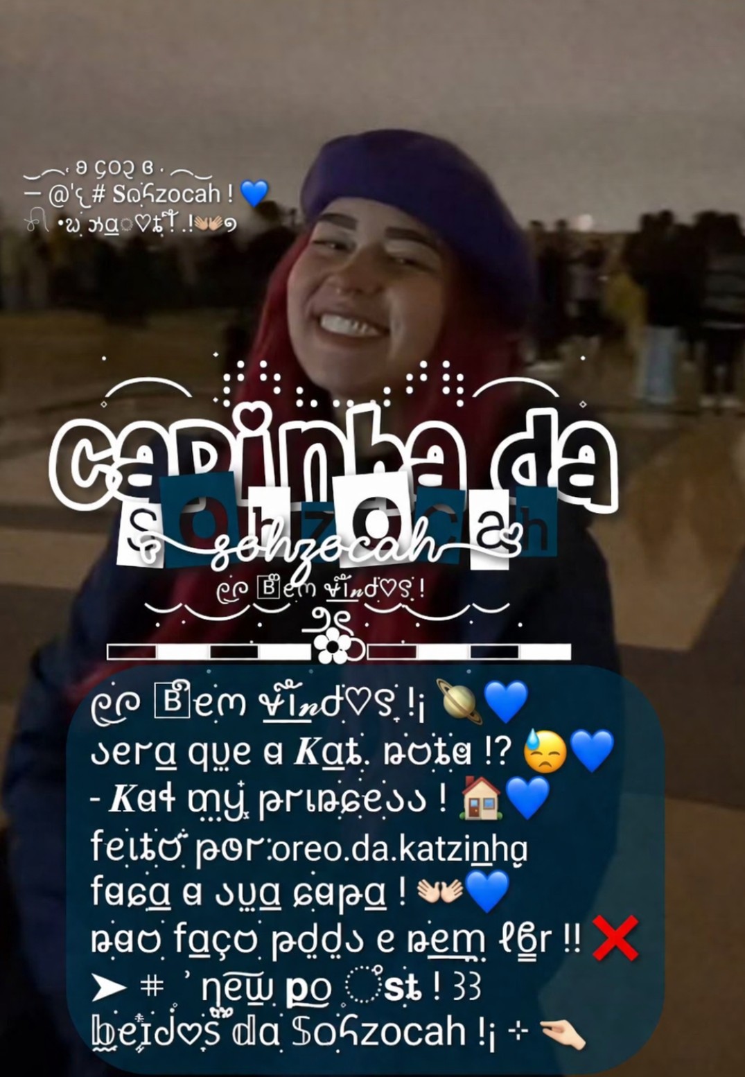@𐔌 ꩜' &ndash; 𝐒o͜͜͡&rho;̳hᩙ&iota;ᥱ !&iexcl;🚀💜