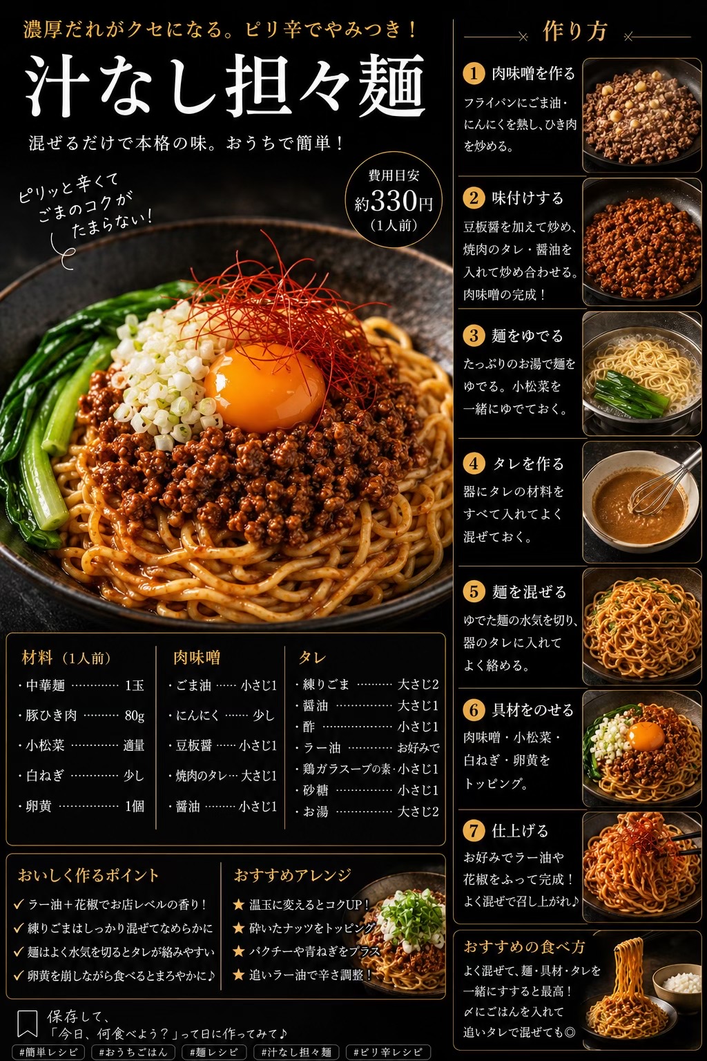 @自炊レシピ/一人暮らし/おうちごはん