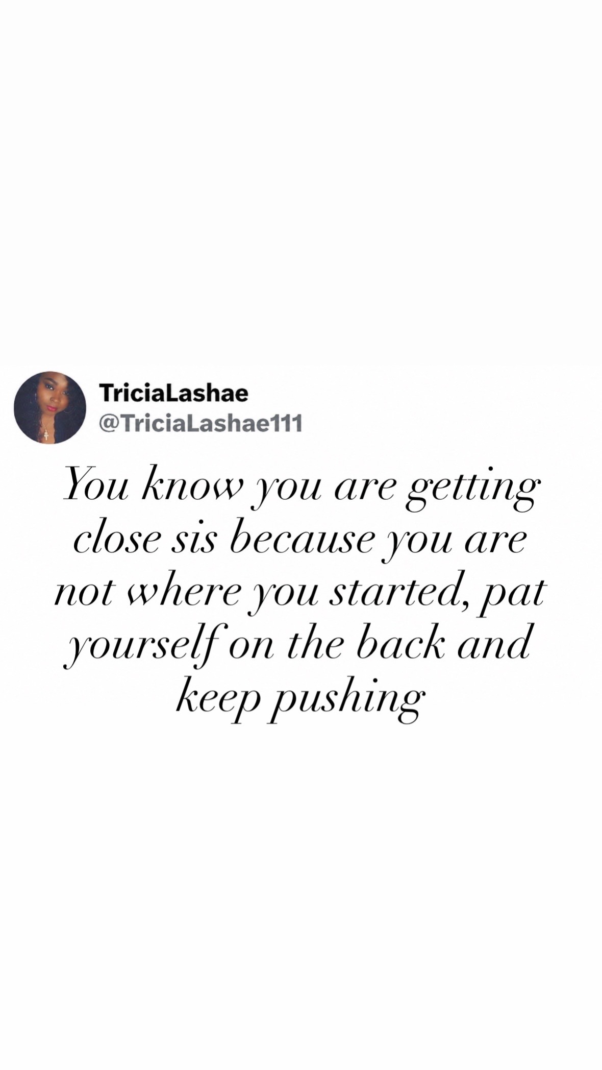 @TriciaLaShae
