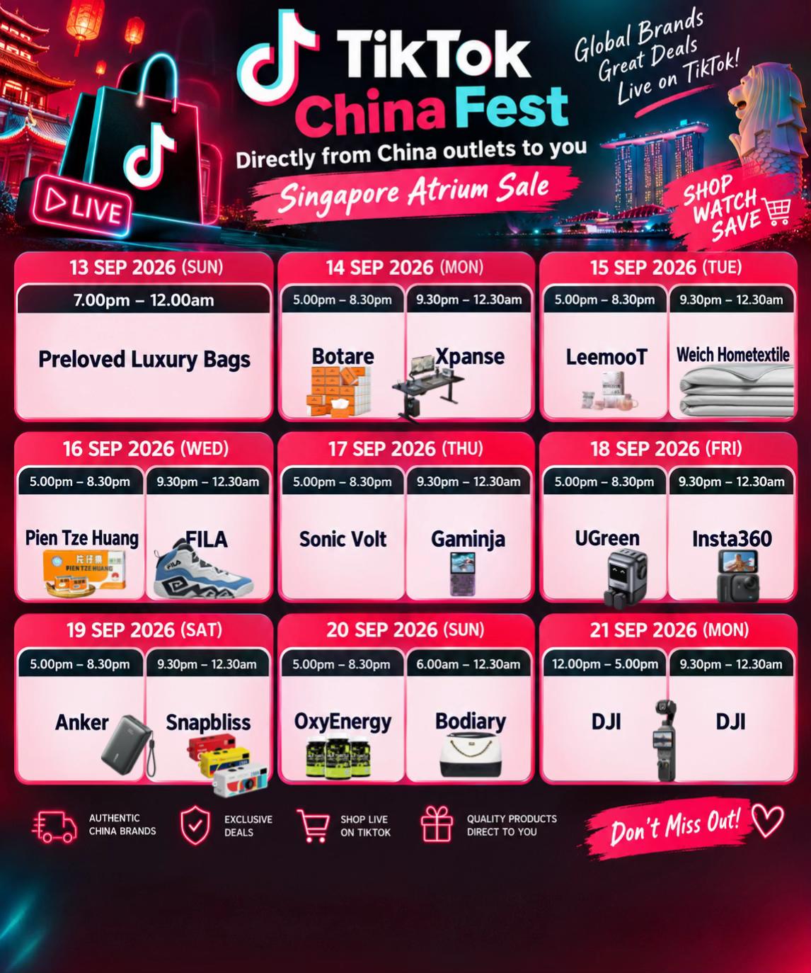 @Singapore Atrium Sale