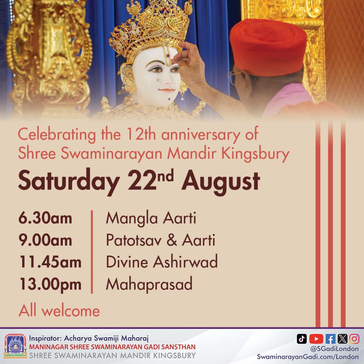 @Swaminarayan Mandir Kingsbury