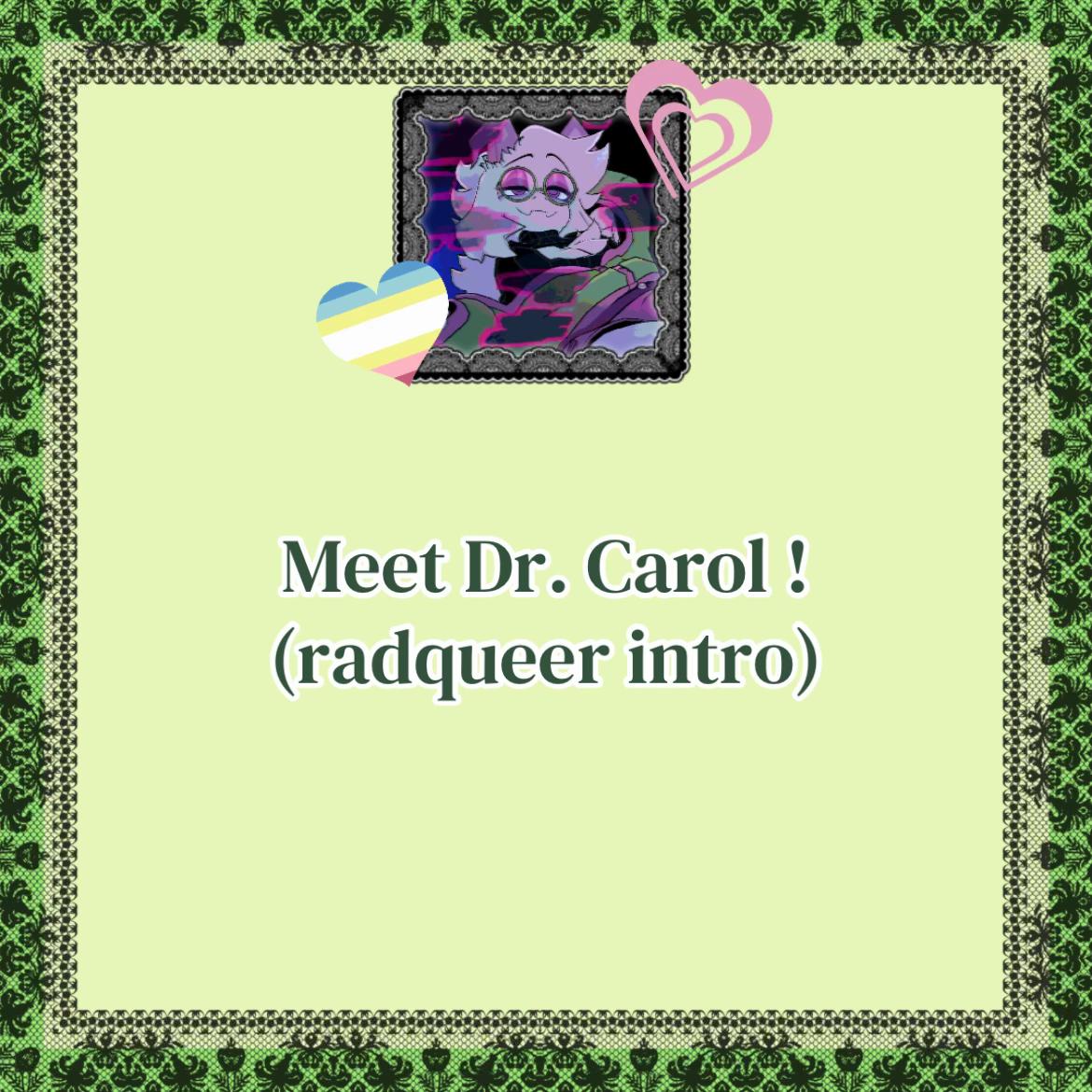 @Dr. Carolyn !! ๐