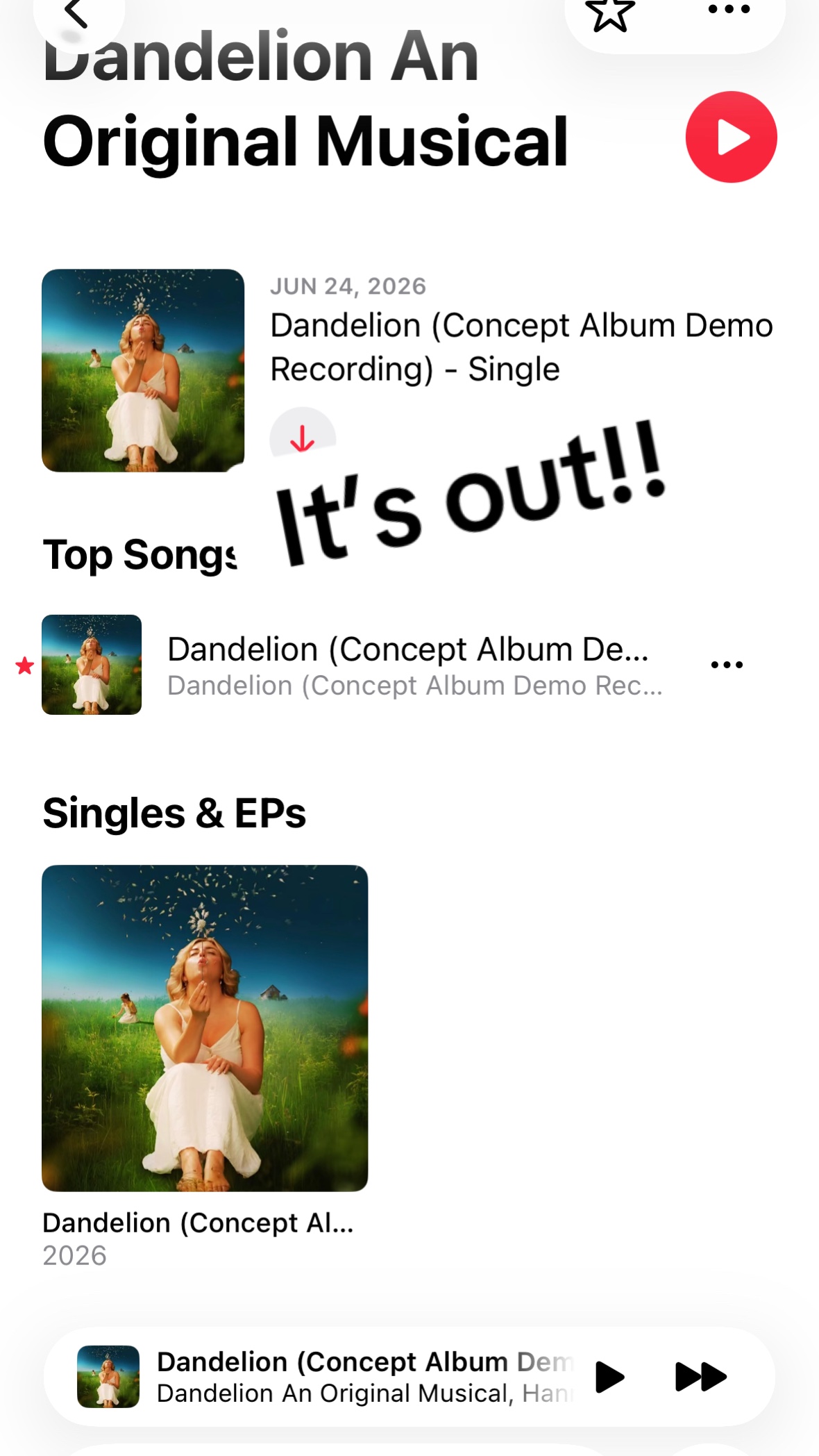 @Dandelion: An Original Musical