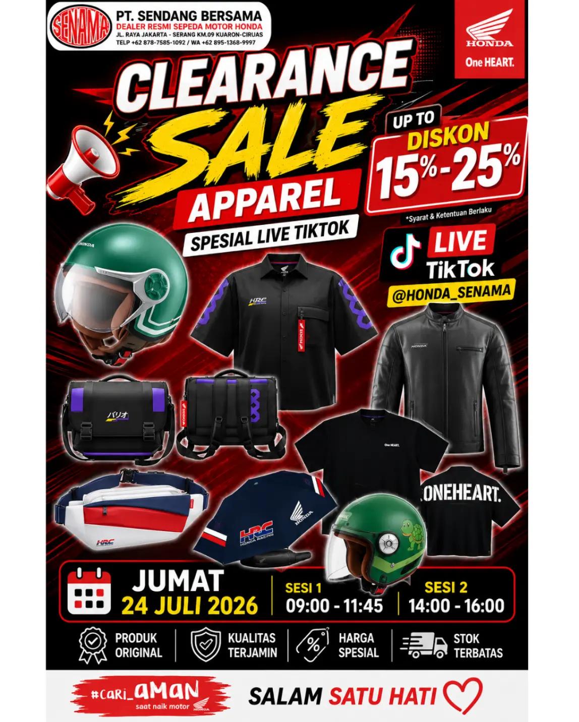 @Honda Senama Ciruas