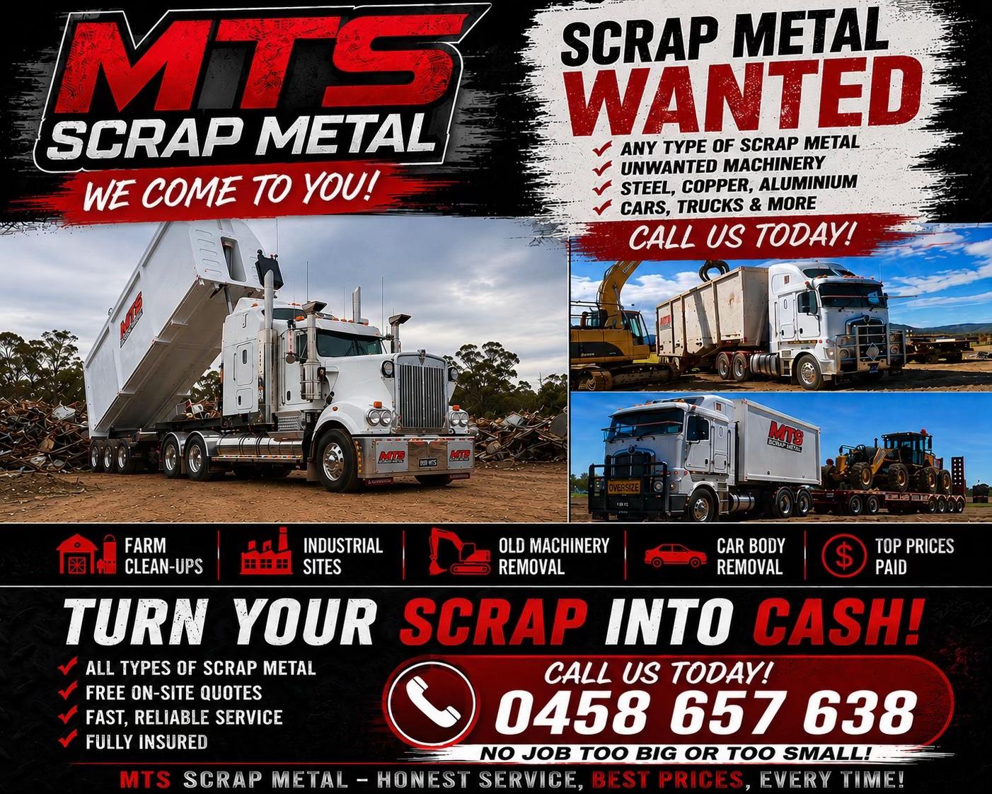 @MTS scrap metal trucks