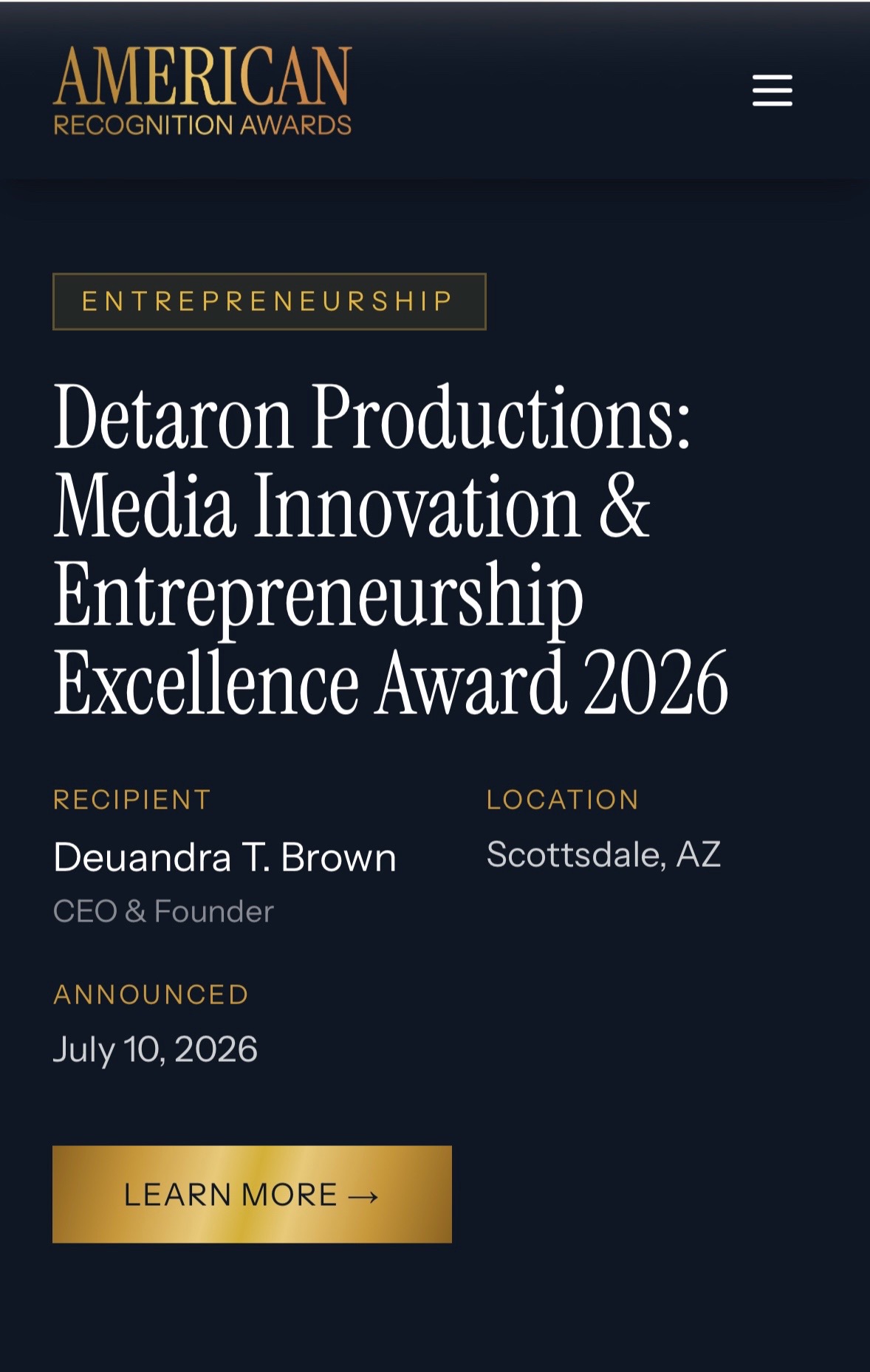 @Deuandra T. Brown