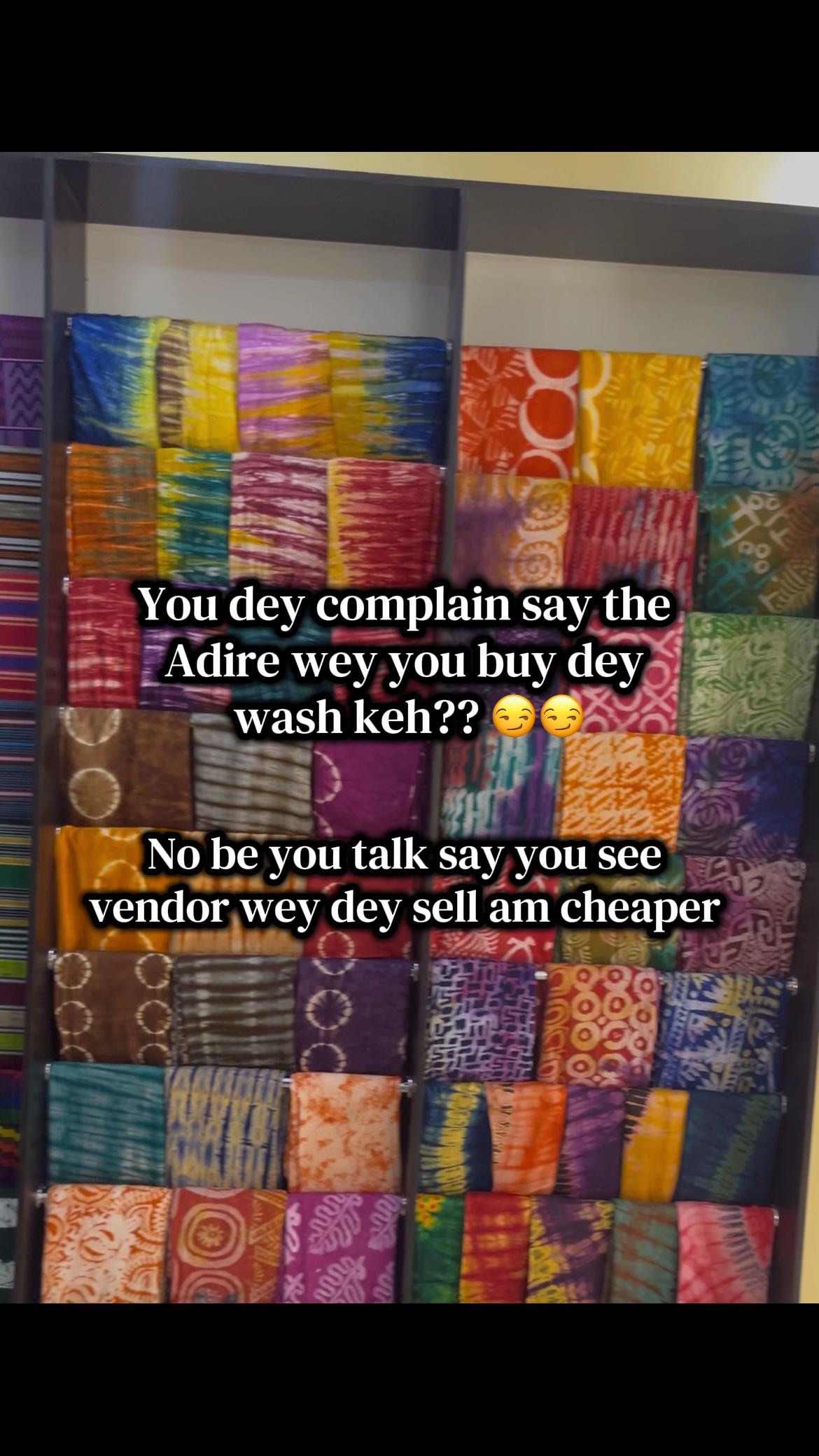 @Adire,Ankara vendor in Kaduna
