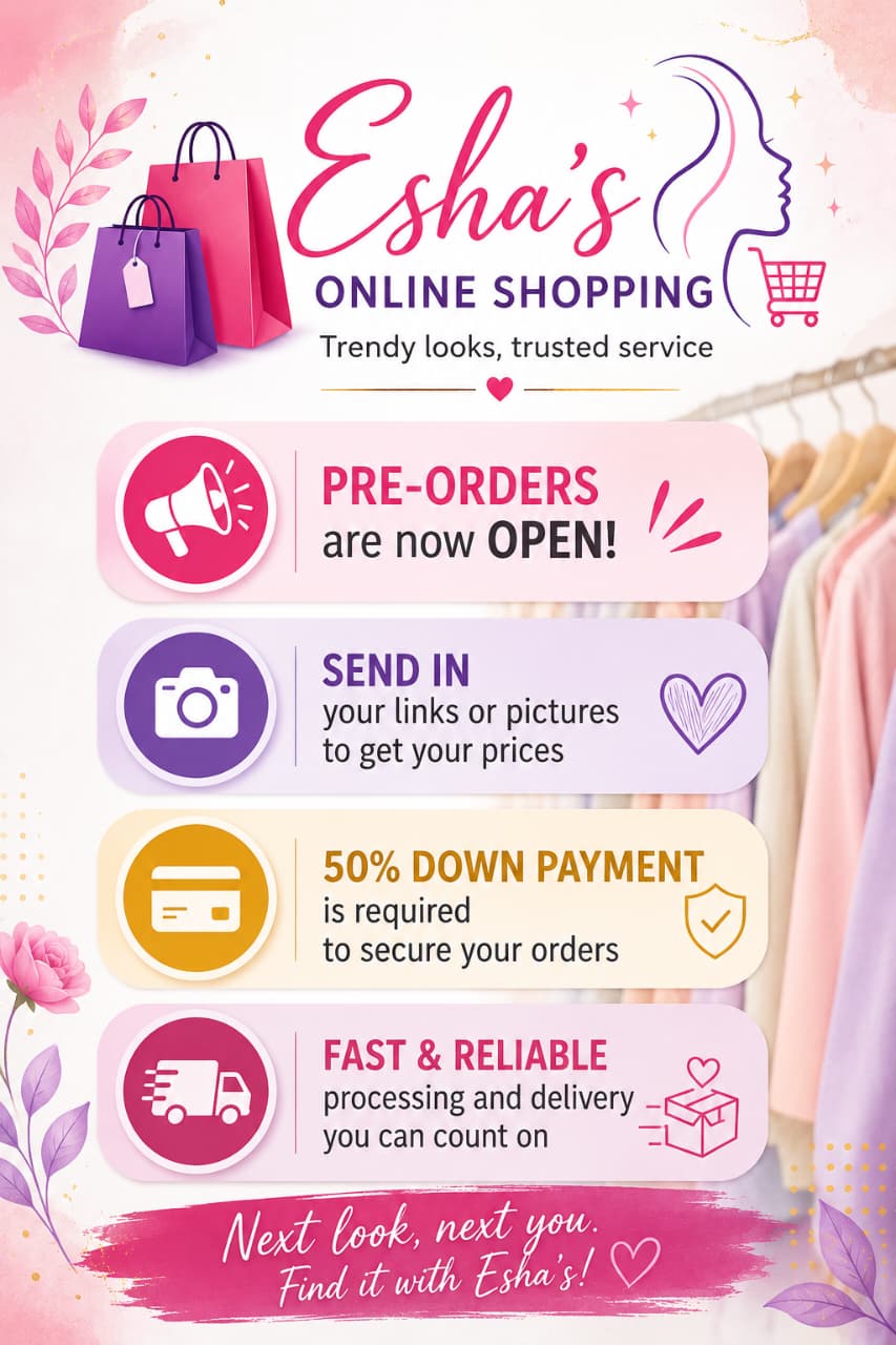 @Esha's Online shopping