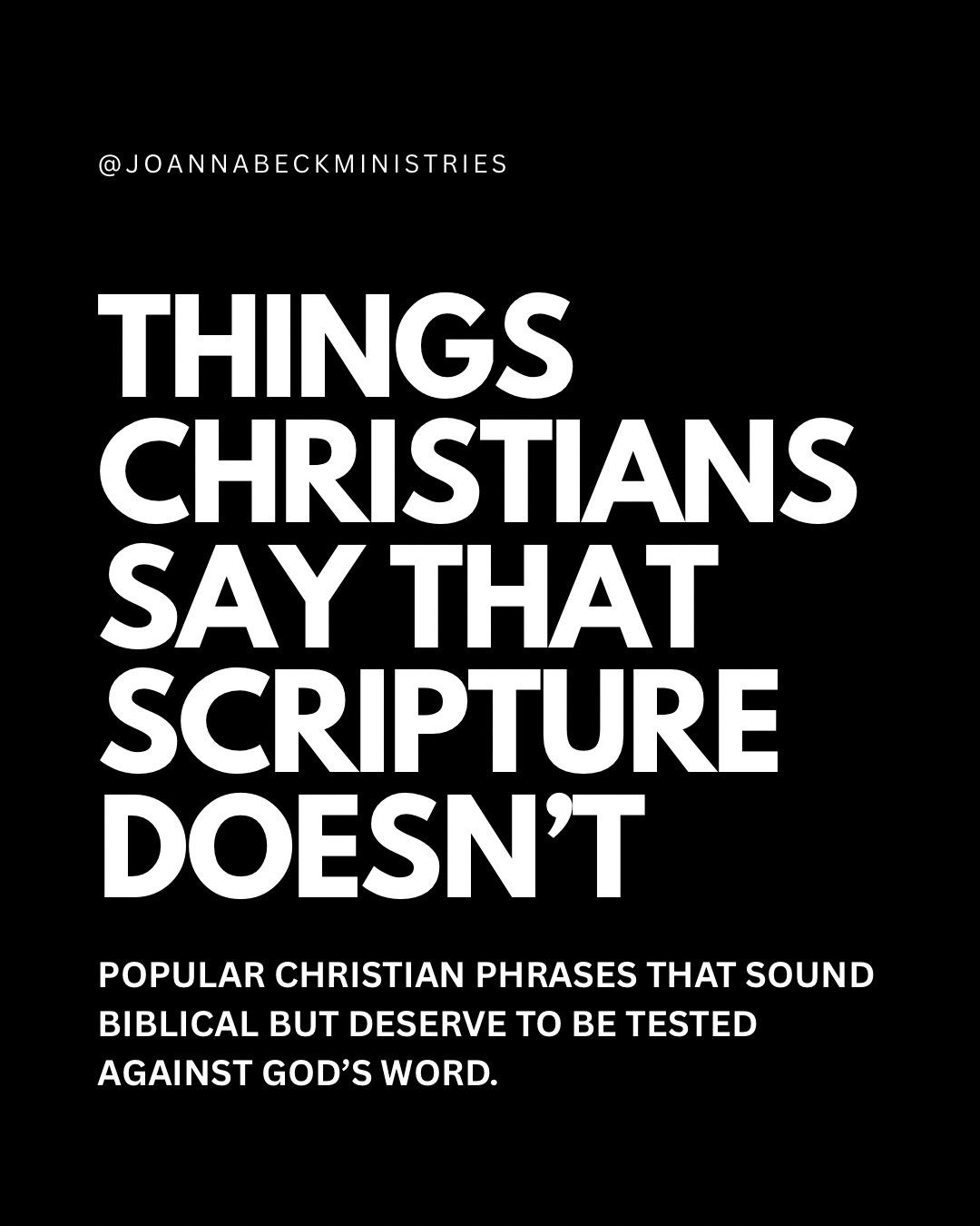 @Joanna Beck Ministries