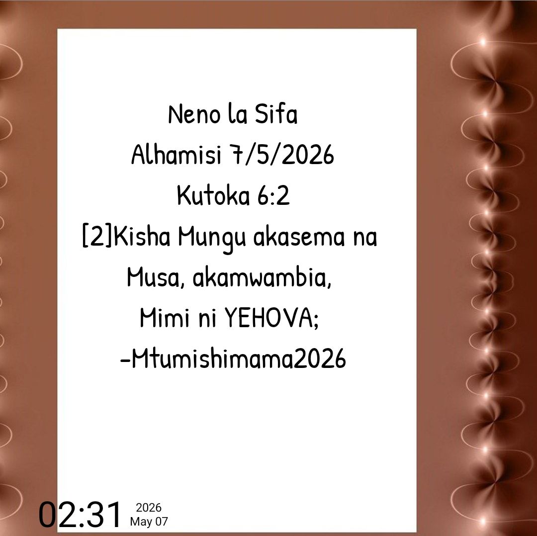 @Mtumishimama Church Online