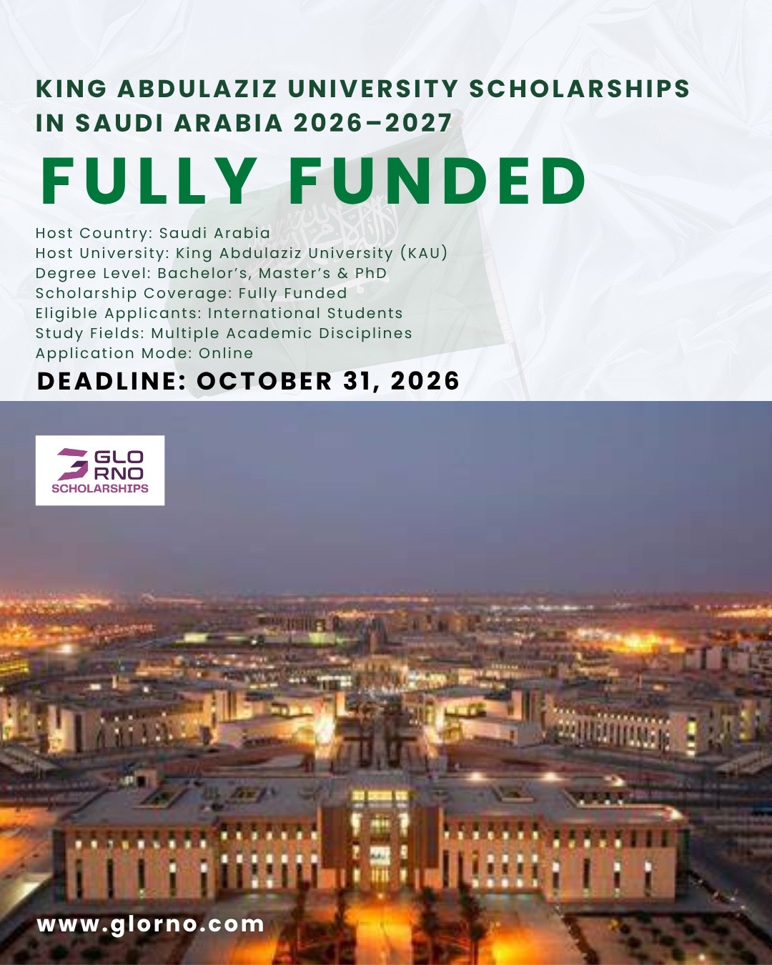 @Glorno Scholarships