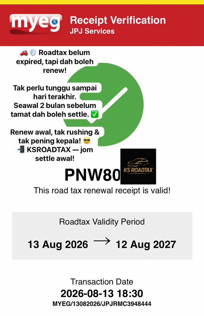 @KS ROADTAX 90