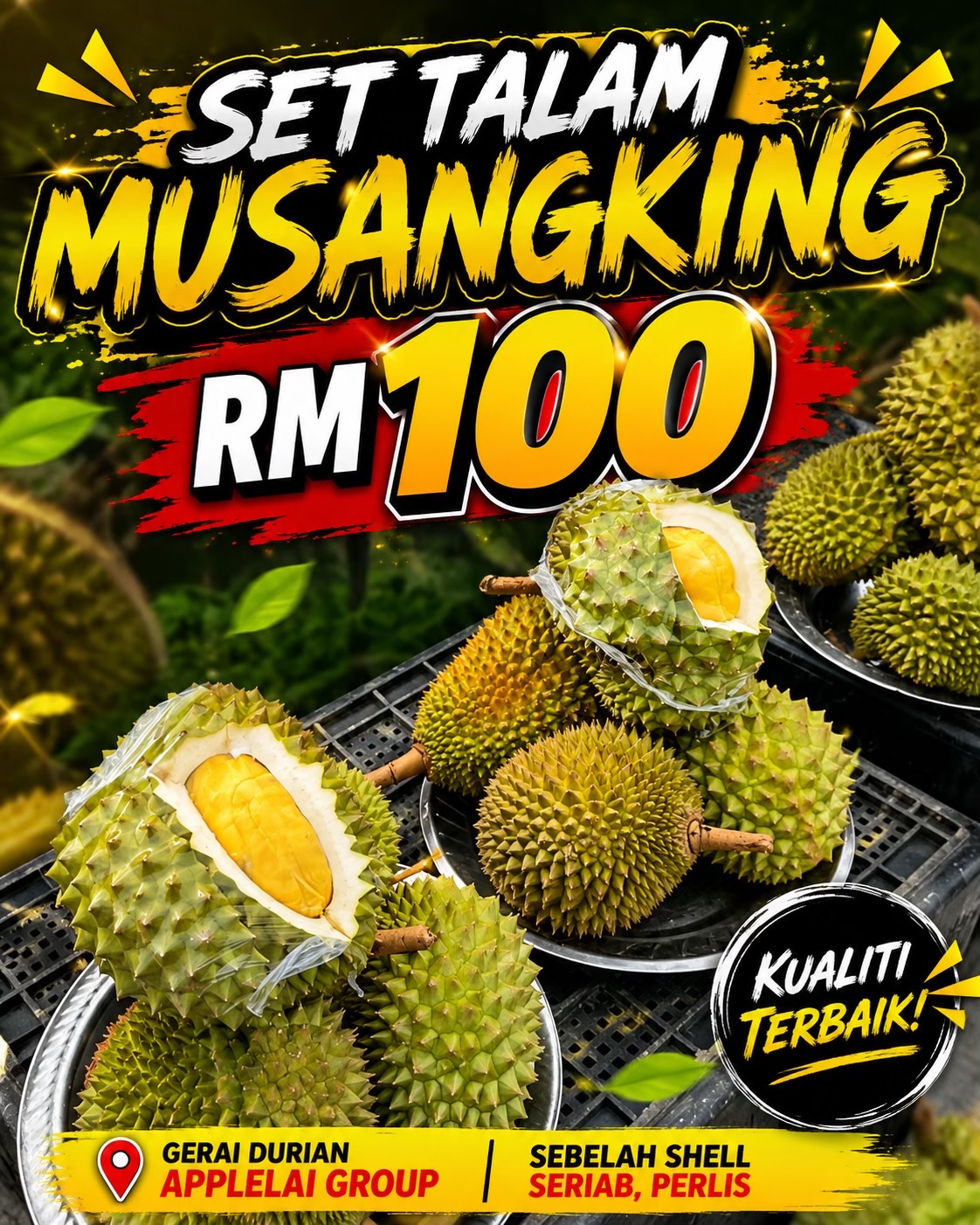 @Gerai Durian Murah Perlis 🇺🇦