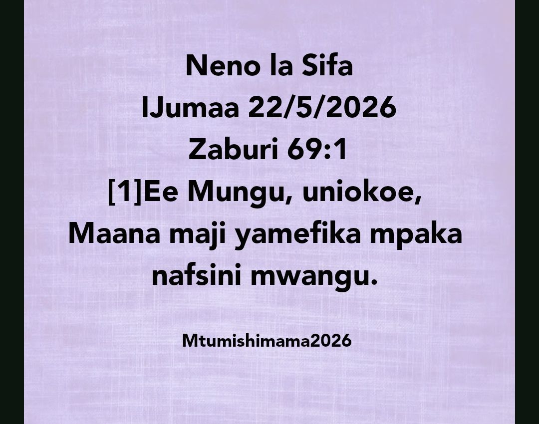 @Mtumishimama Church Online