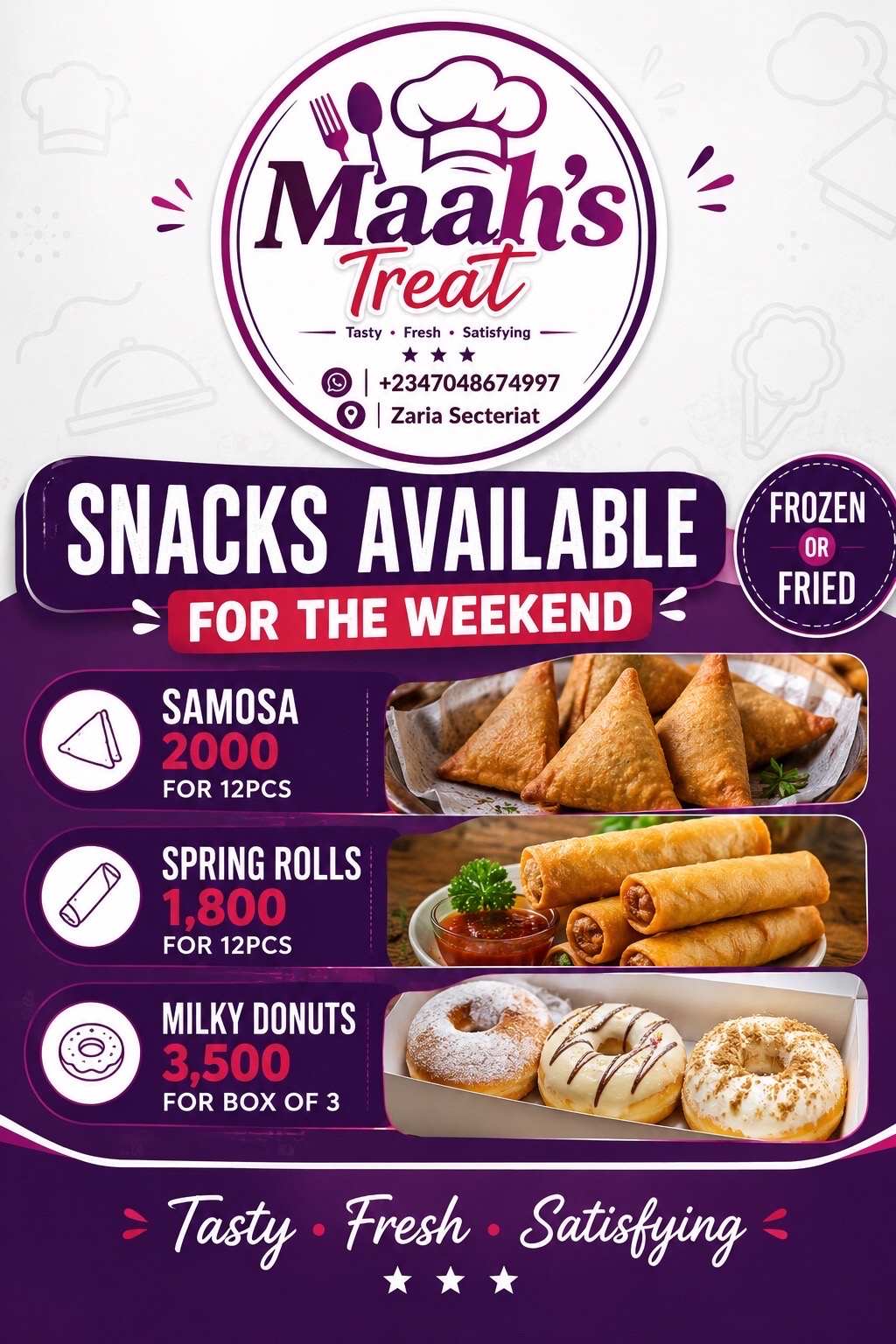 @MAAH’S TREAT