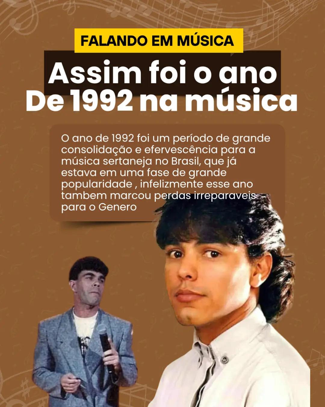 @Falando em música
