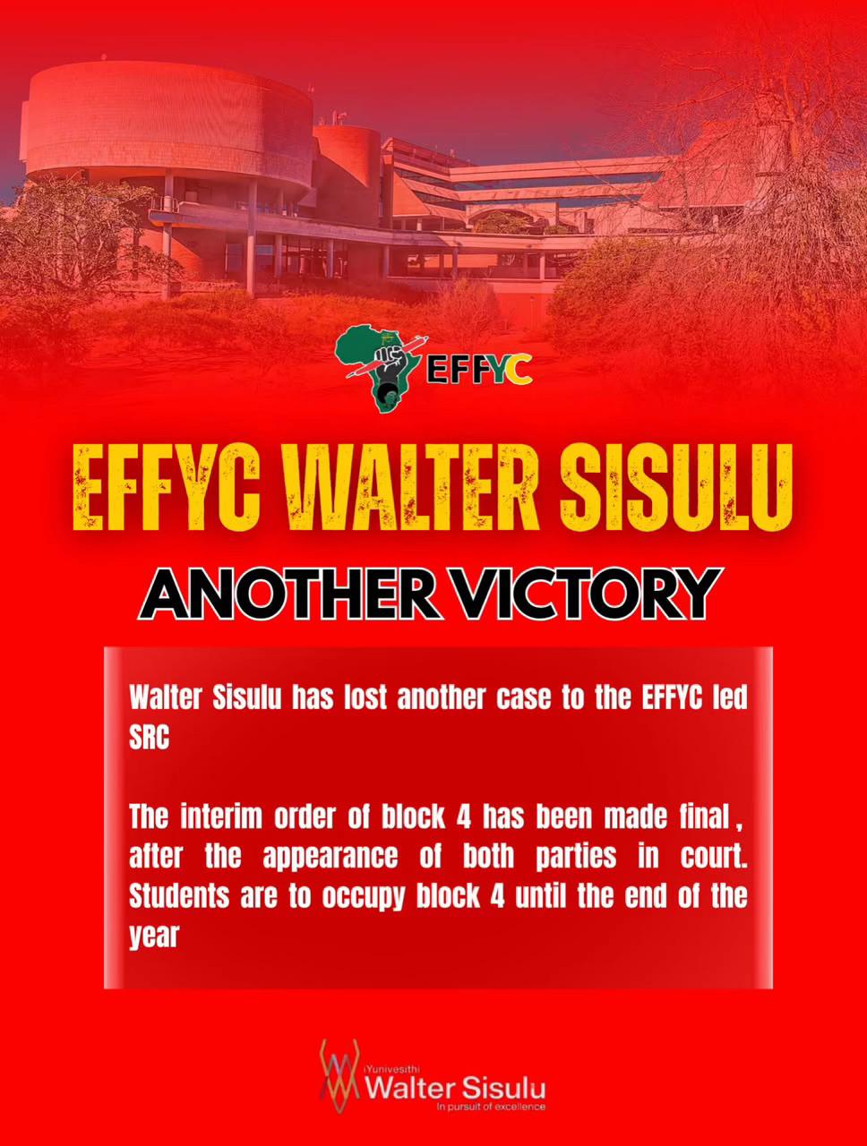 @EFFYC_WSU_MTHATHA Campus