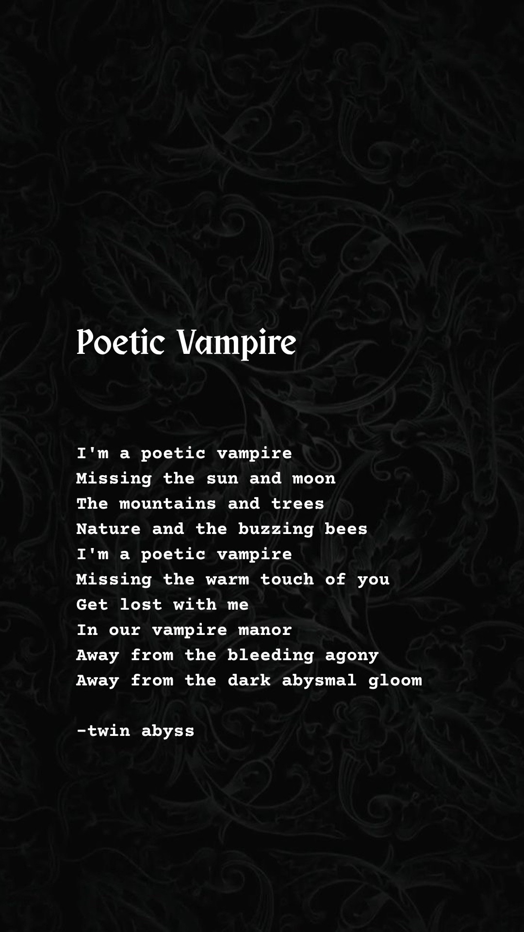 @Twin Abyss Poetry