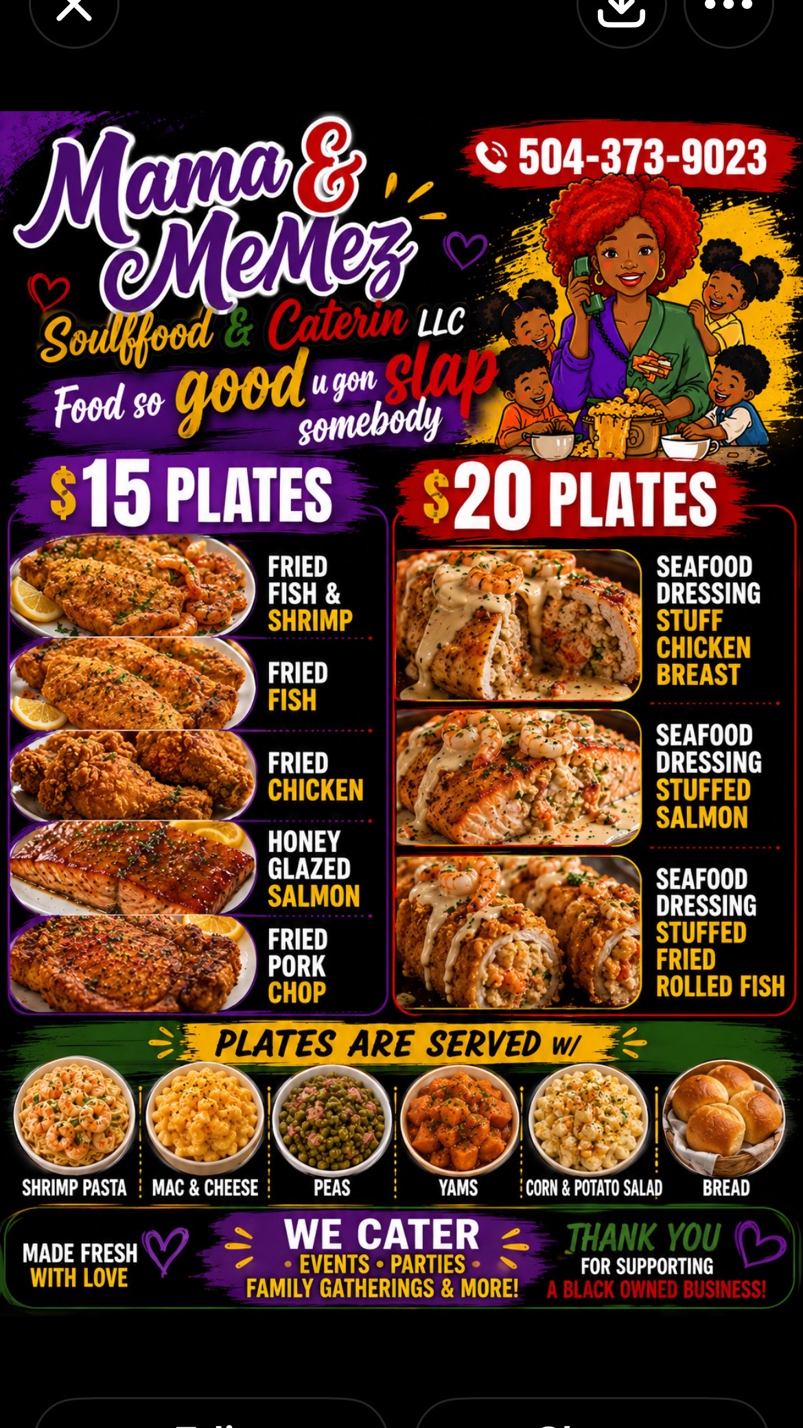 @mamamemezsoulfood LLC