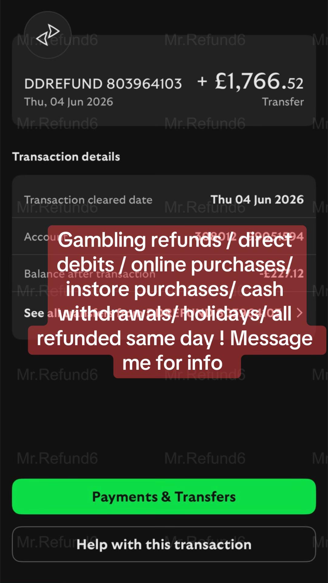 @MR Refund
