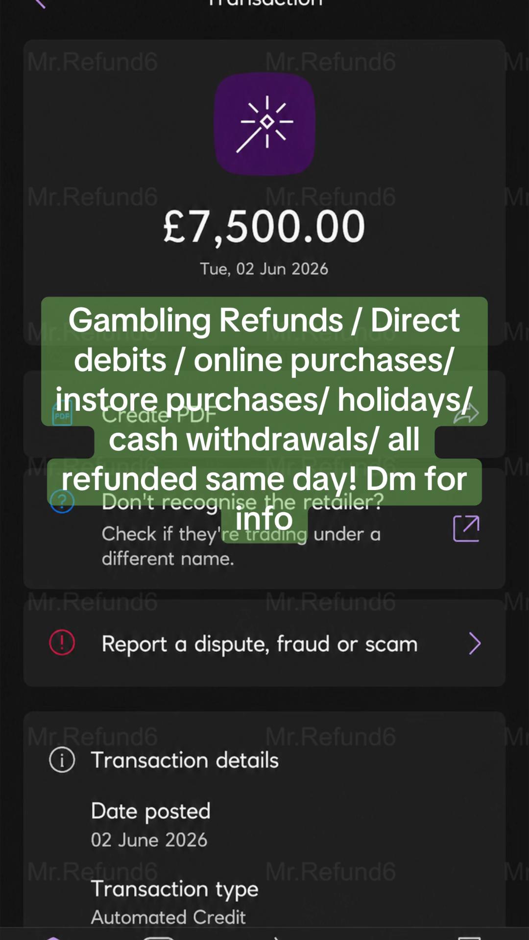@MR Refund