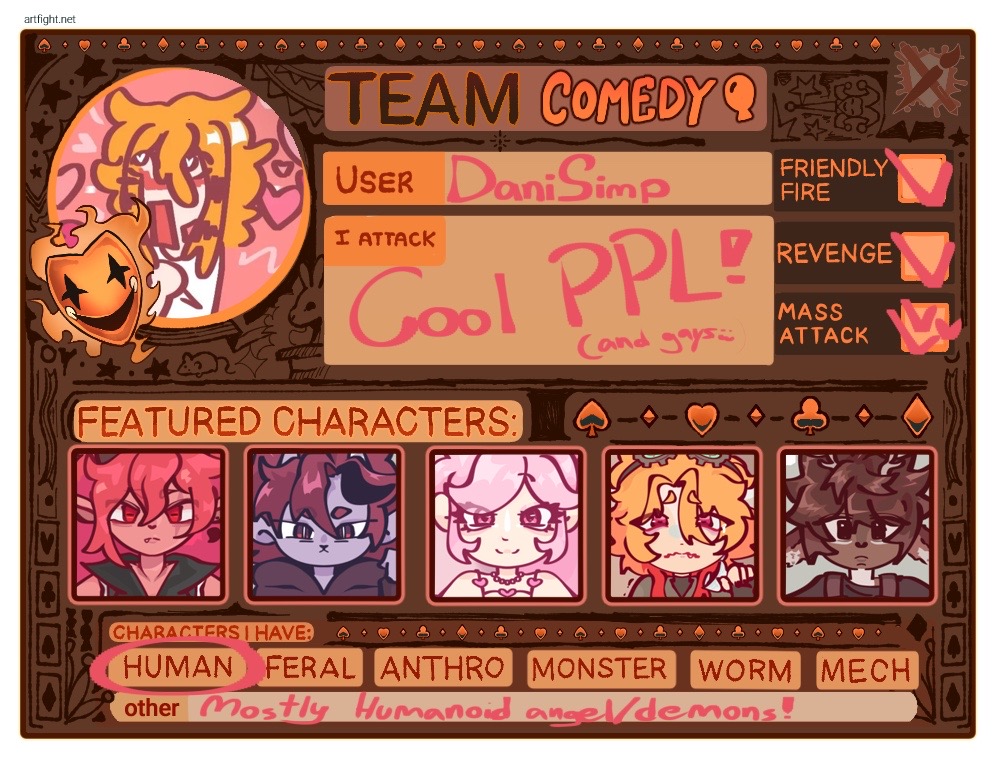 @artsydanners | COMMS OPEN