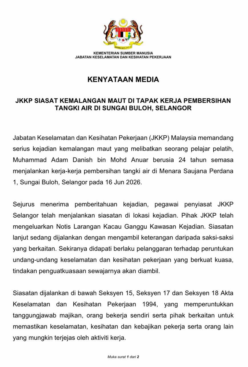 @JKKP / DOSH Malaysia